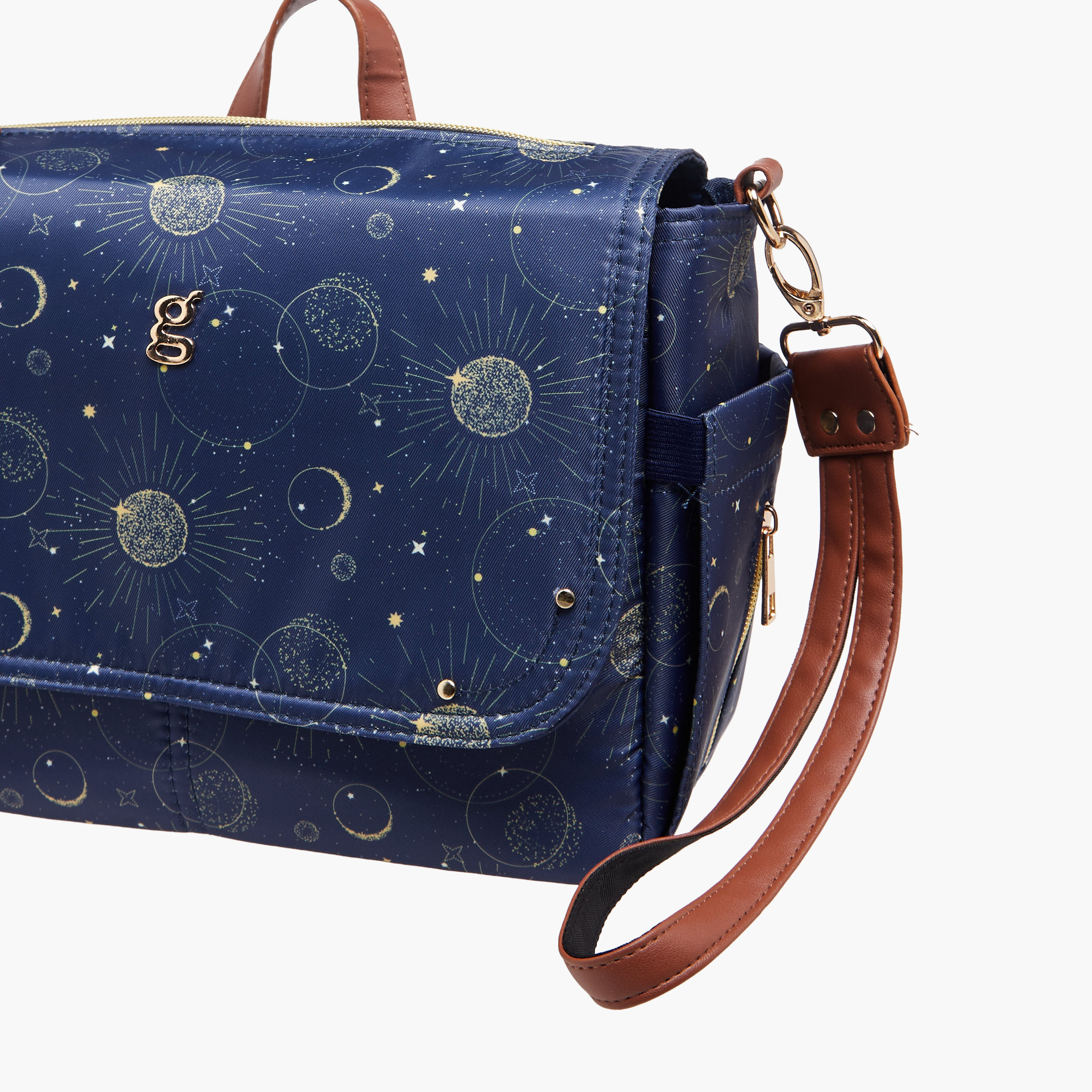Juniors Space Print Diaper Bag with Changing Mat-baby-diapering-diaperbags-image-7