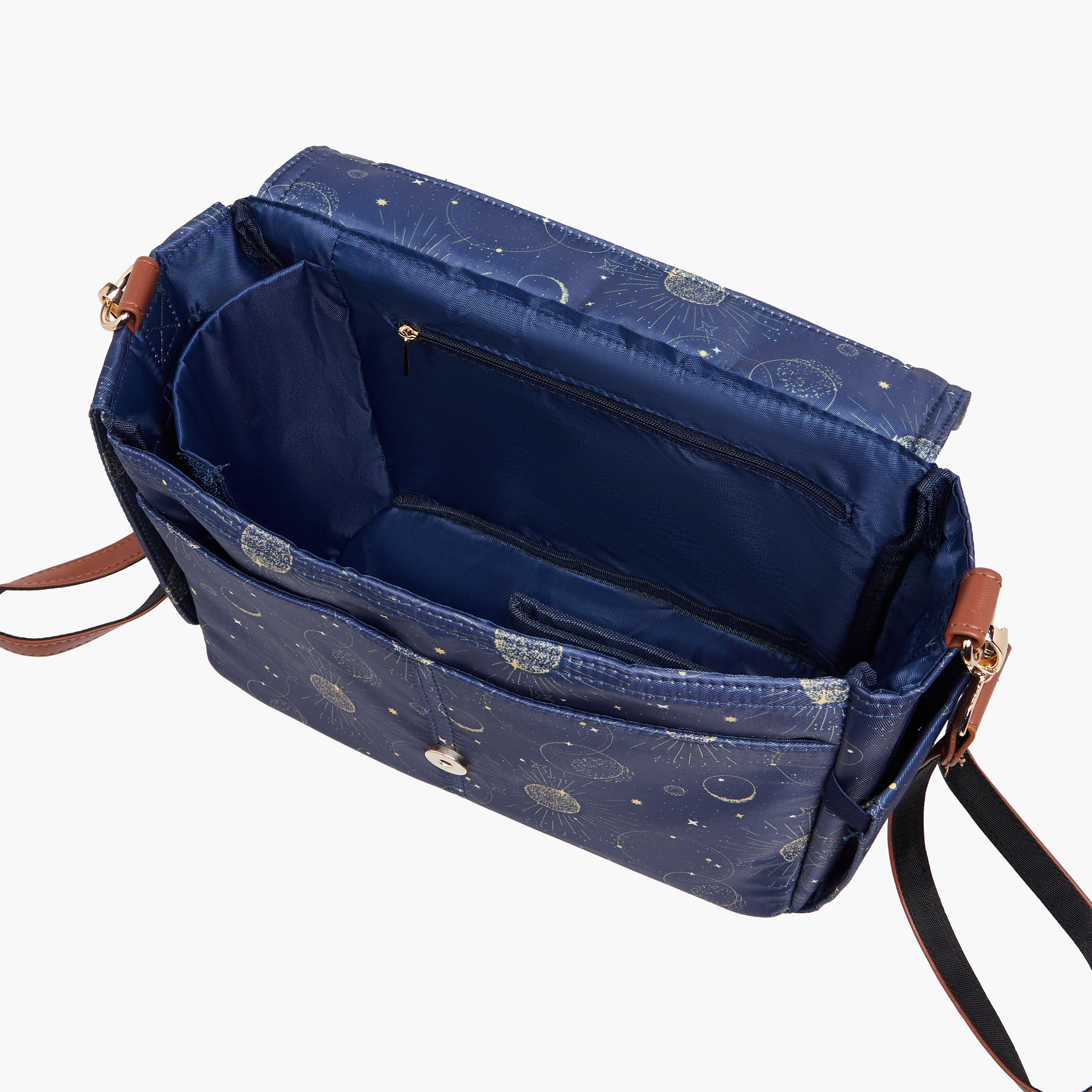 Juniors Space Print Diaper Bag with Changing Mat-baby-diapering-diaperbags-image-8