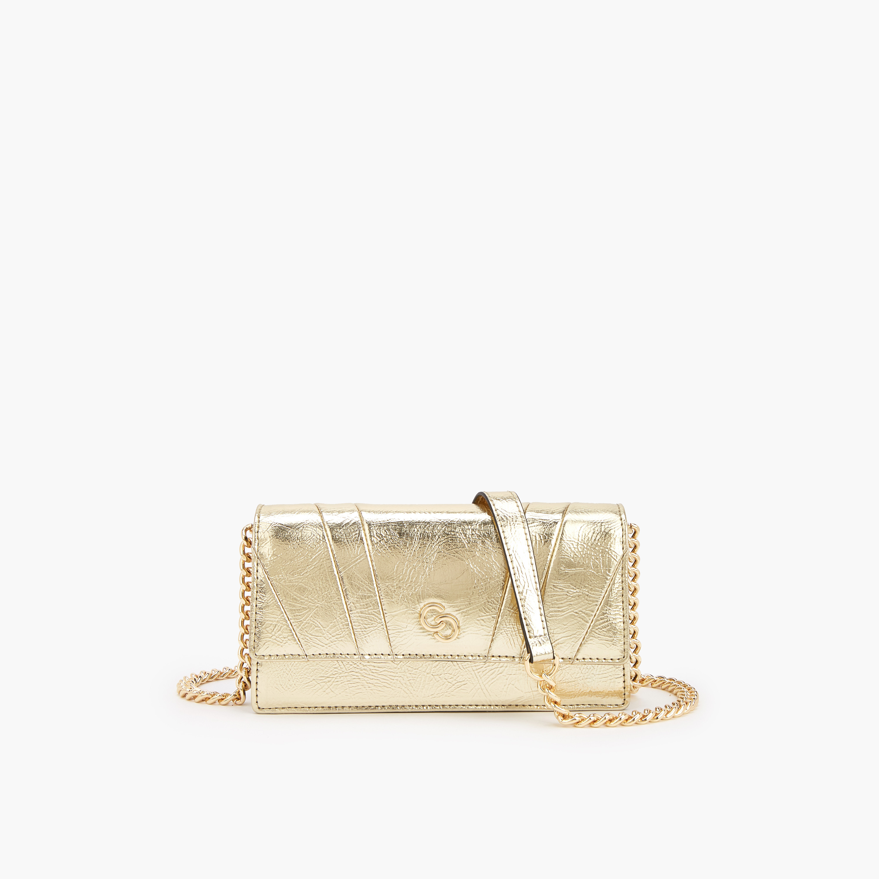 شنطة كروس بودي ميتاليك بحزام سلسلة من سيليست-women-bagsandwallets-handbags-image-1