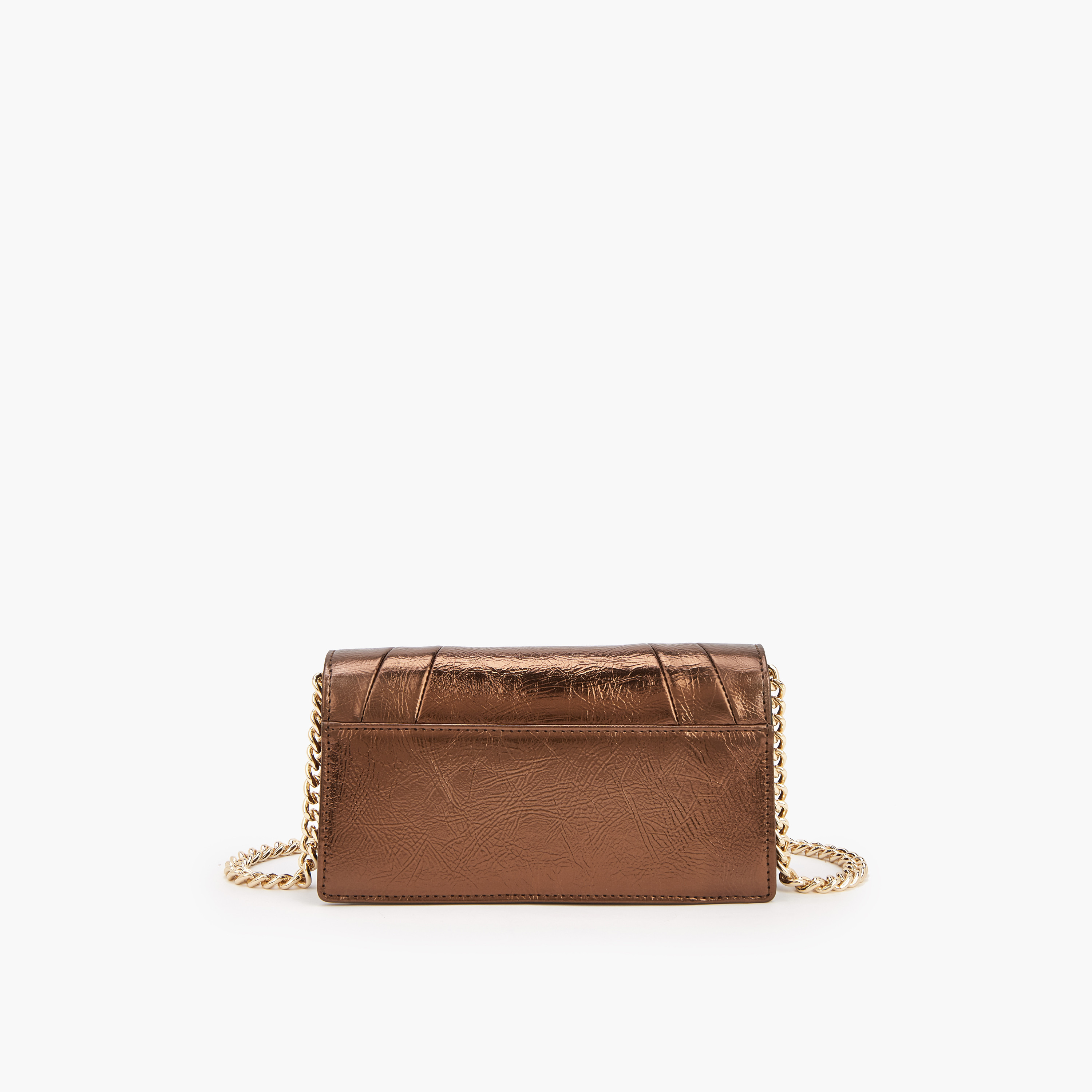 Celeste Metallic Crossbody Bag with Chain Strap-women-bagsandwallets-handbags-image-5