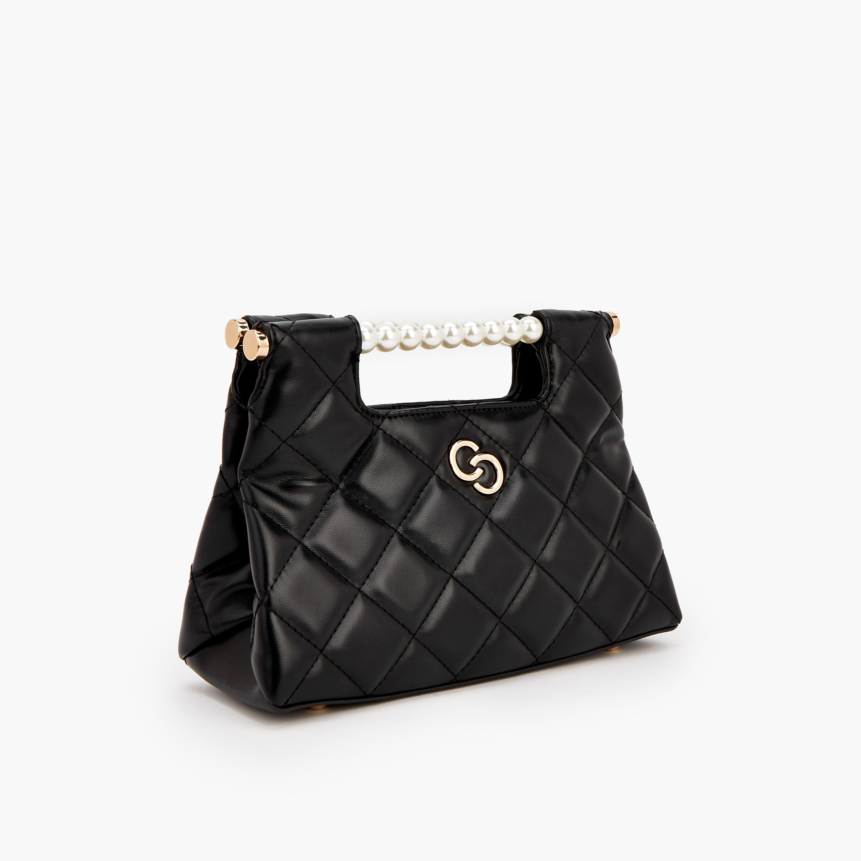 Celeste Quilted Shoulder Bag with Pearl Top Handle-women-bagsandwallets-handbags-image-3