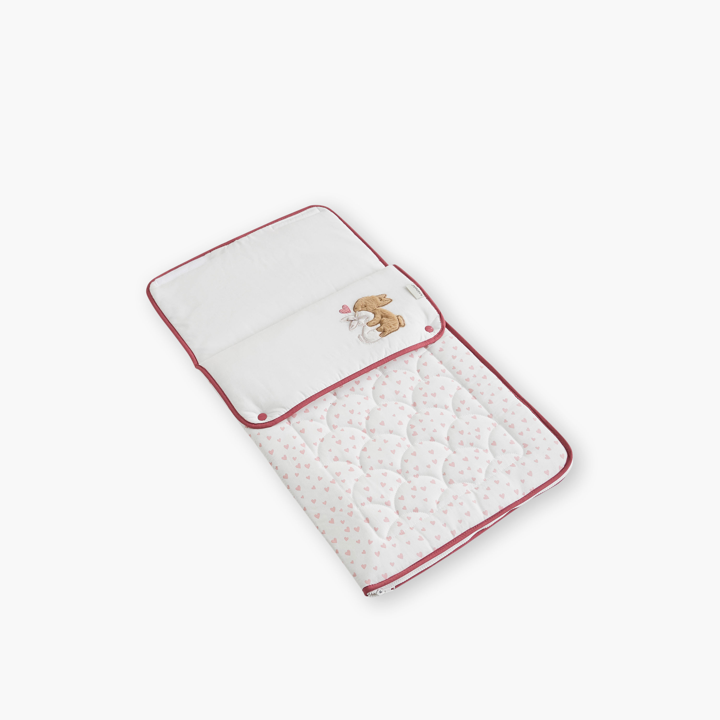 Juniors Baby Sleeping Bag with Bunny Embroidery, 0 Months+-baby-nursery-blanketsandswaddles-swaddlesandsleepingbags-image-2