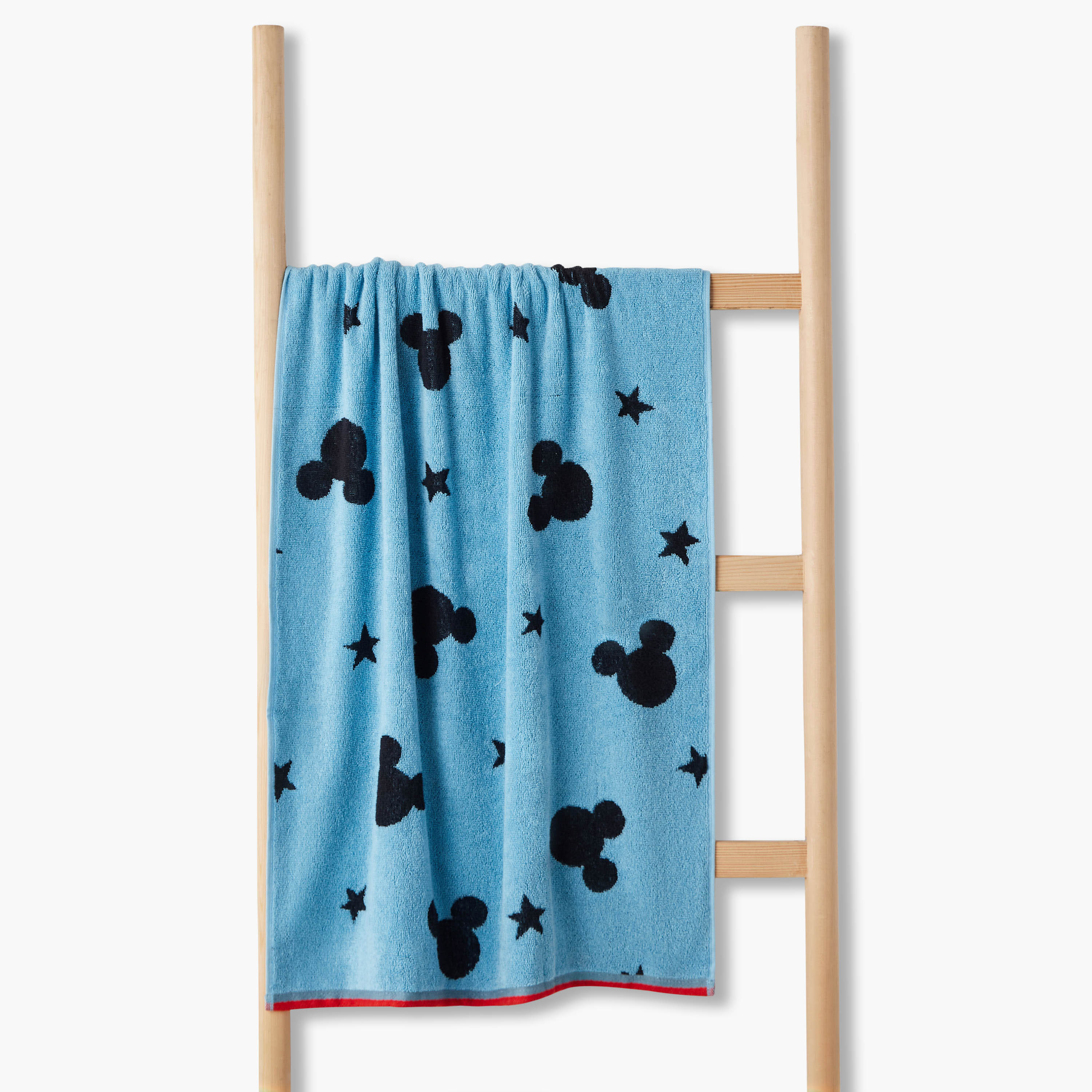 Disney Baby Towel with Mickey Texture-baby-bathandcare-towels-image-1