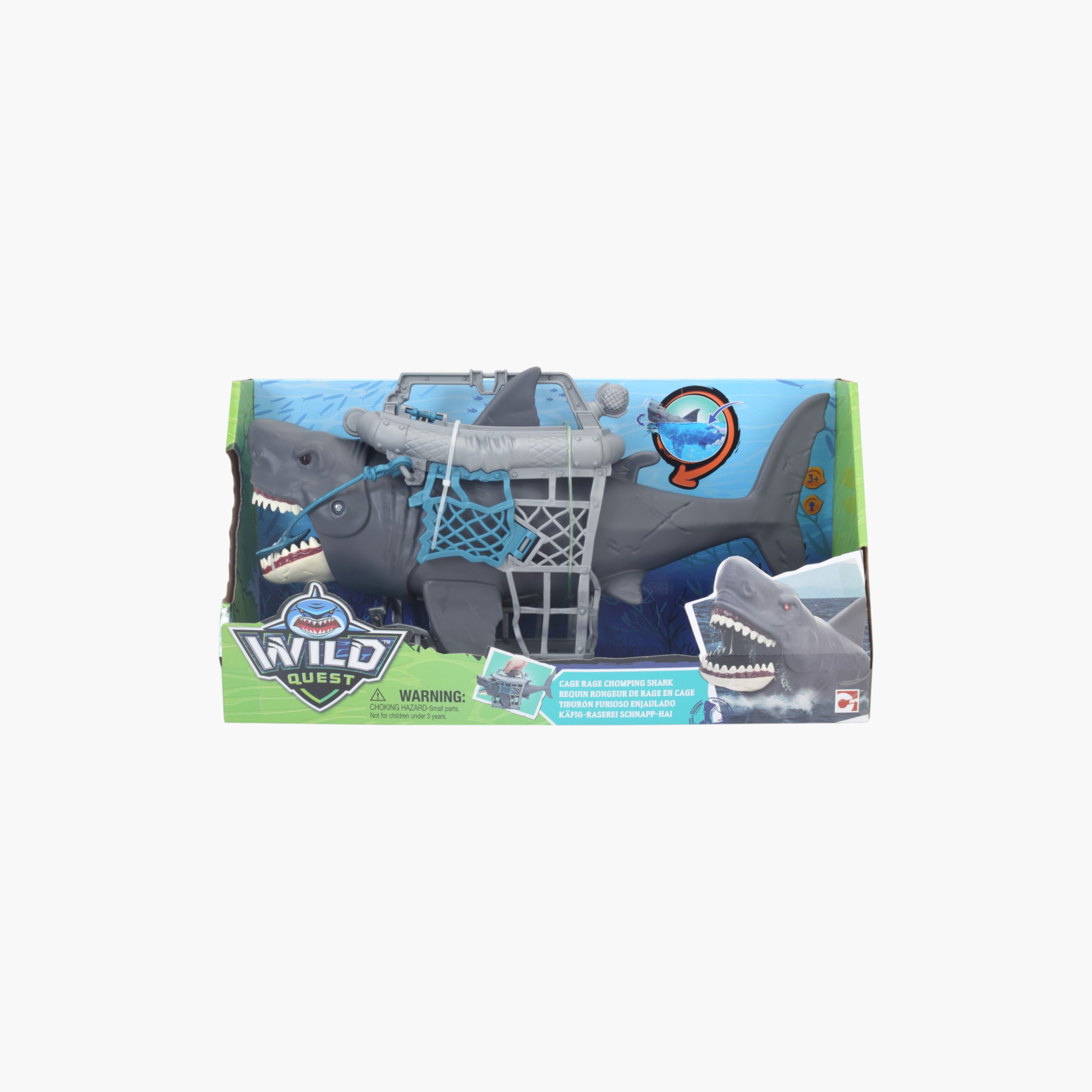 Wild Quest Cage Rage Chomping Shark Toy-toys-playfigures-actionplaysets-image-3