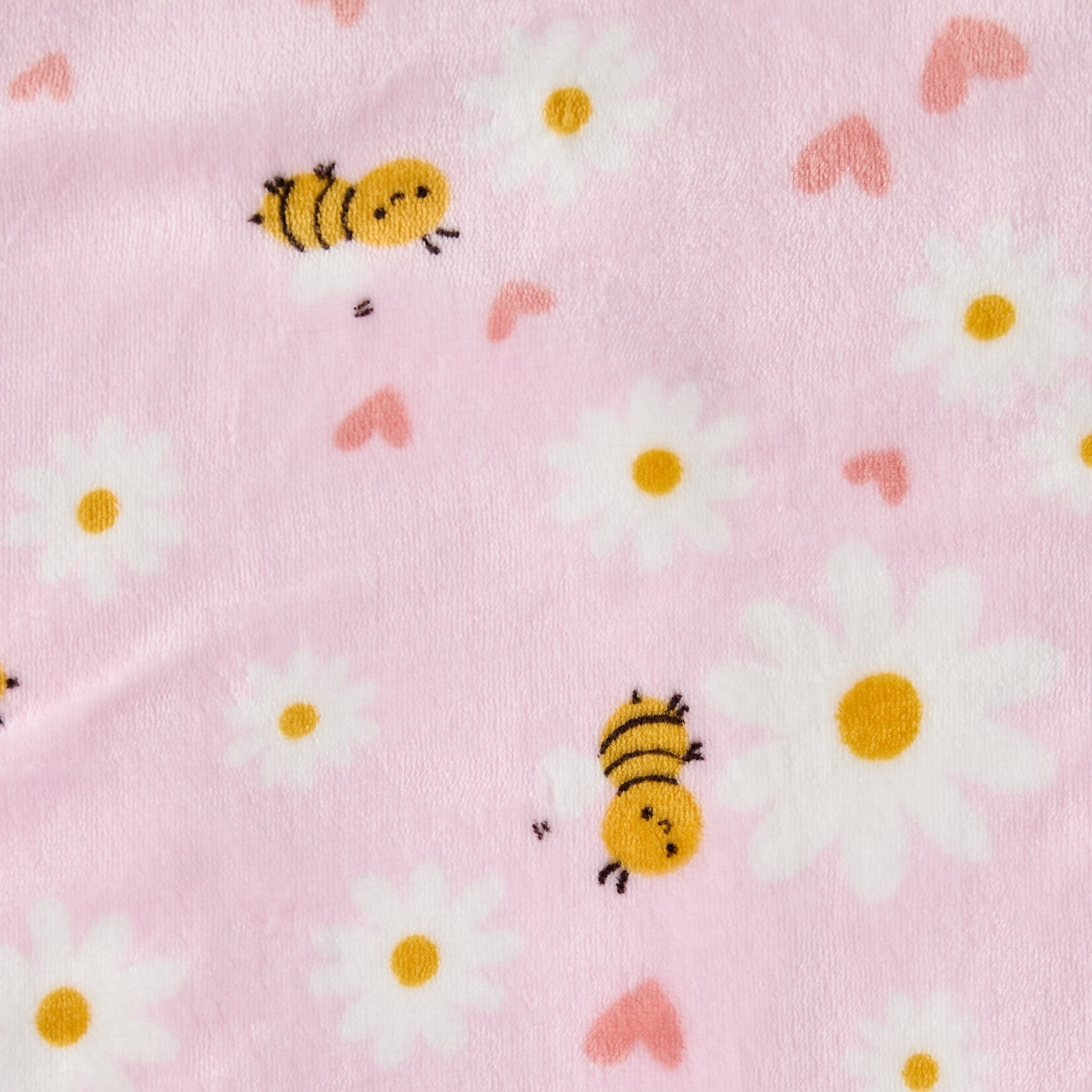 Juniors Raschel and Security Blanket with Floral Applique, 75x100 cm-baby-nursery-blanketsandswaddles-blanketsandquilts-image-7