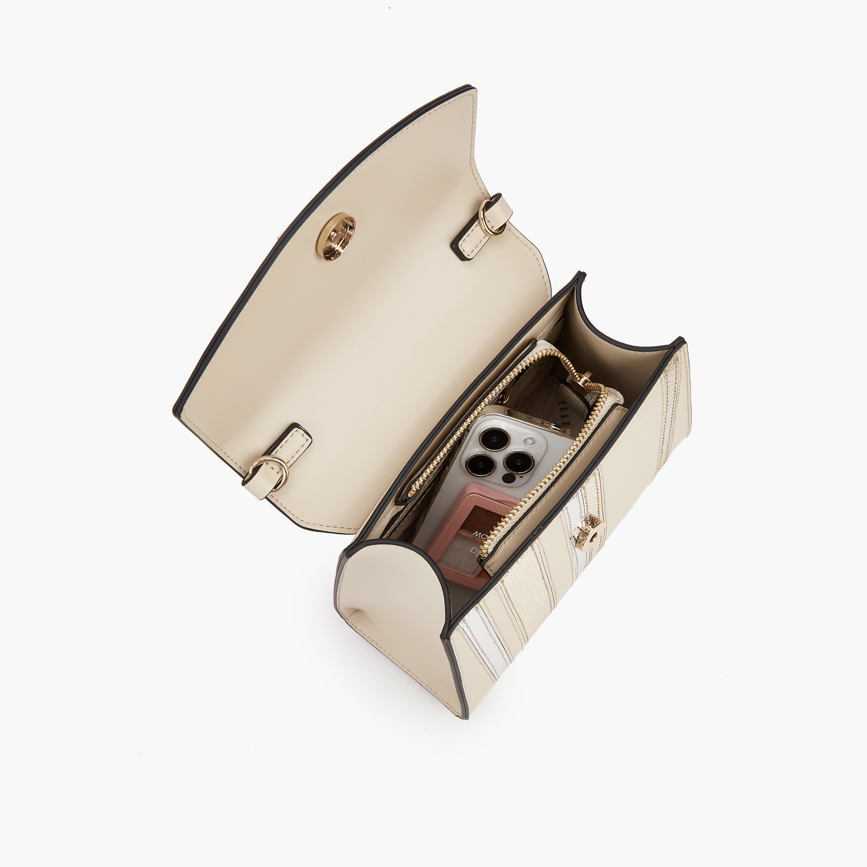 Elle Panelled Satchel Bag with Detachable Strap-women-bagsandwallets-handbags-image-7