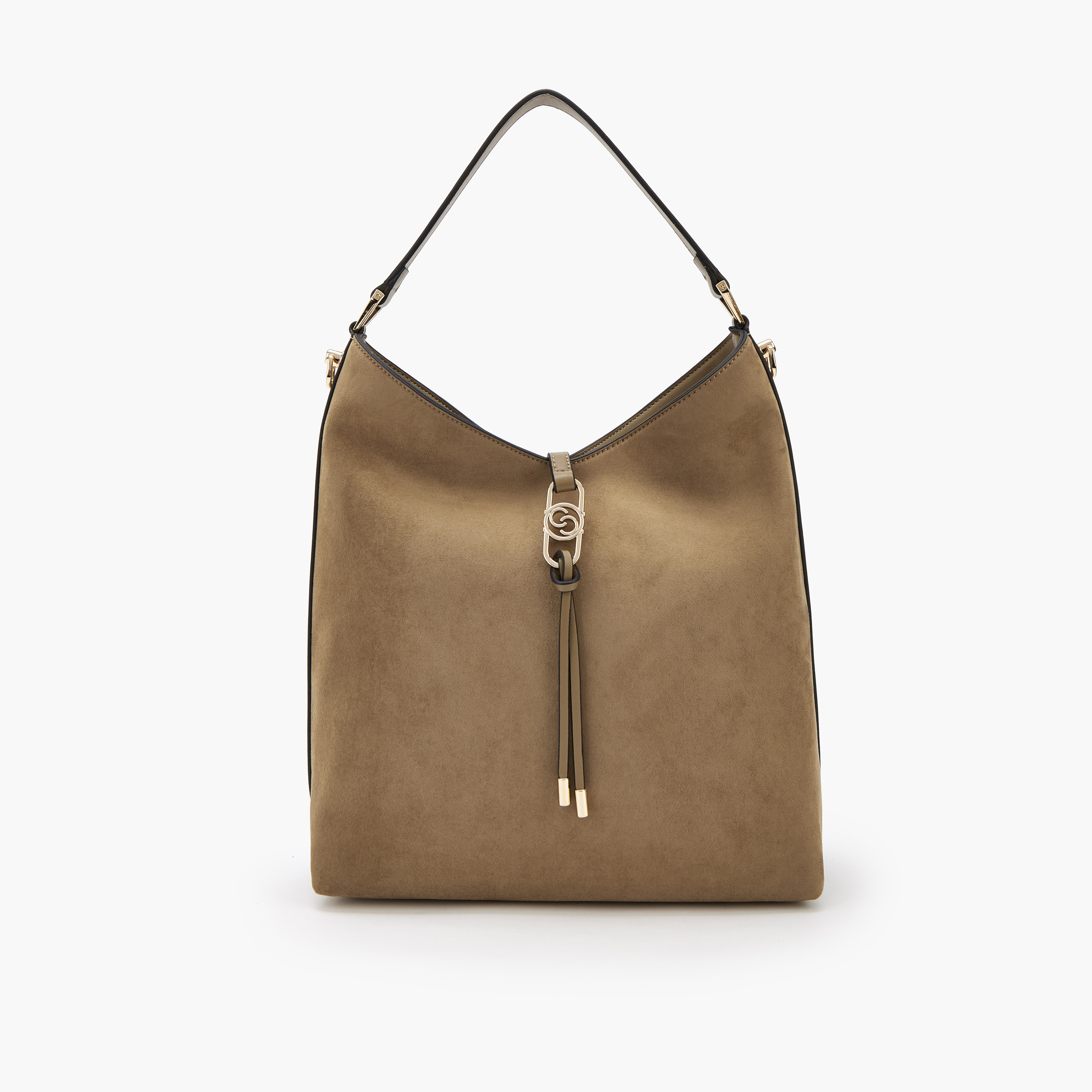 شنطة كتف سادة بحزام قابل للفصل من سيليست-women-bagsandwallets-handbags-image-1