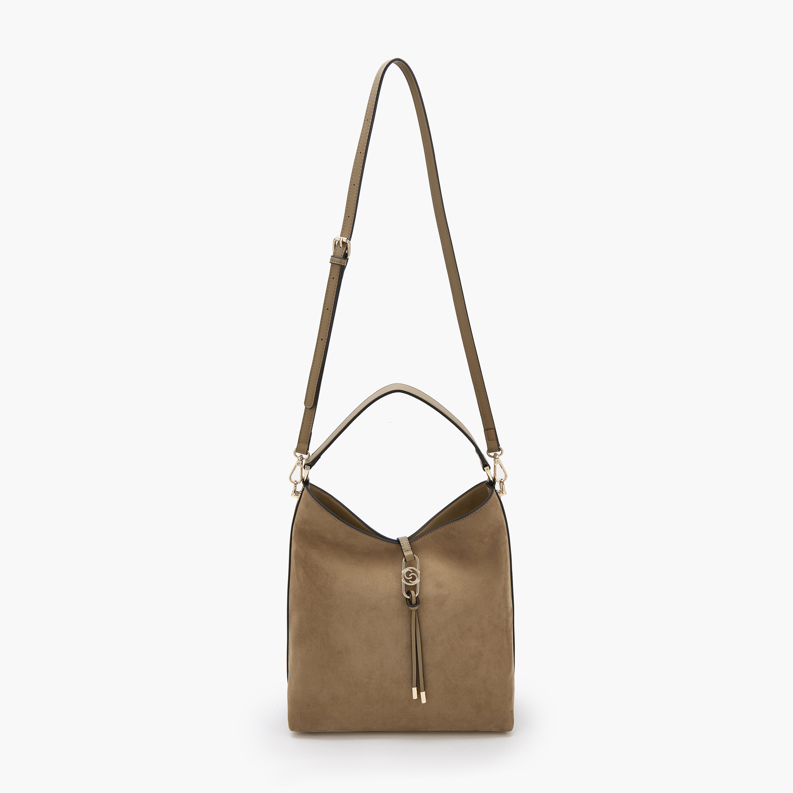شنطة كتف سادة بحزام قابل للفصل من سيليست-women-bagsandwallets-handbags-image-2