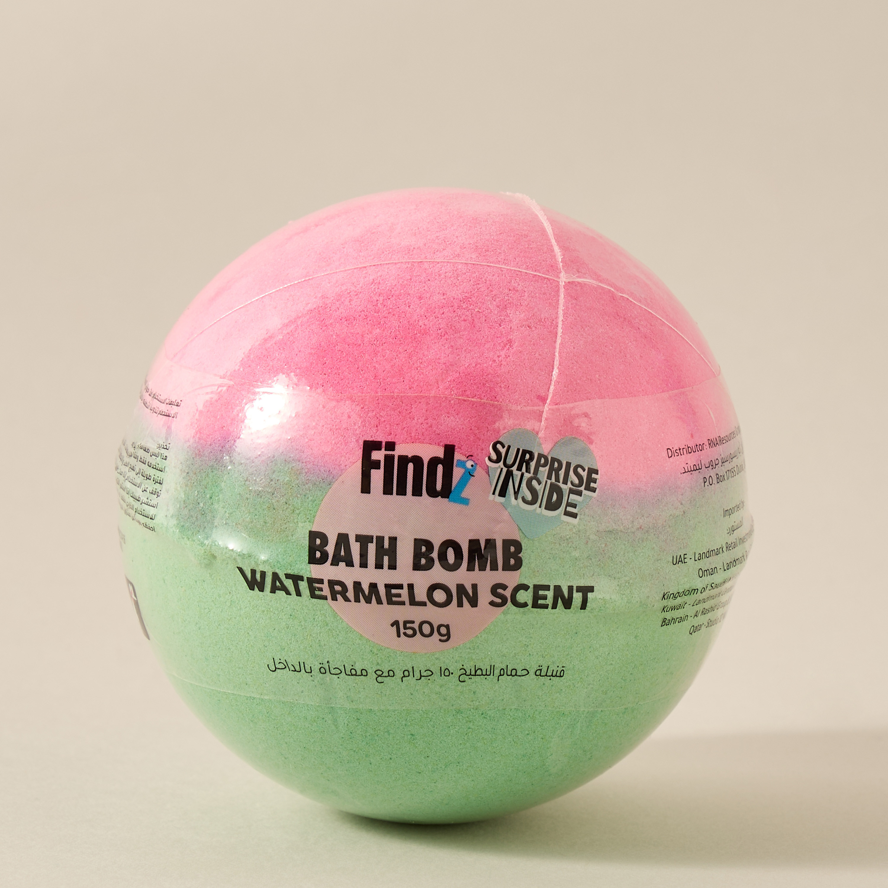 Findz Watermelon Scented Surprise Bath Bomb - 150 gms-beautyandpersonalcare-bathandbody-bathandshower-bathsalts-image-4