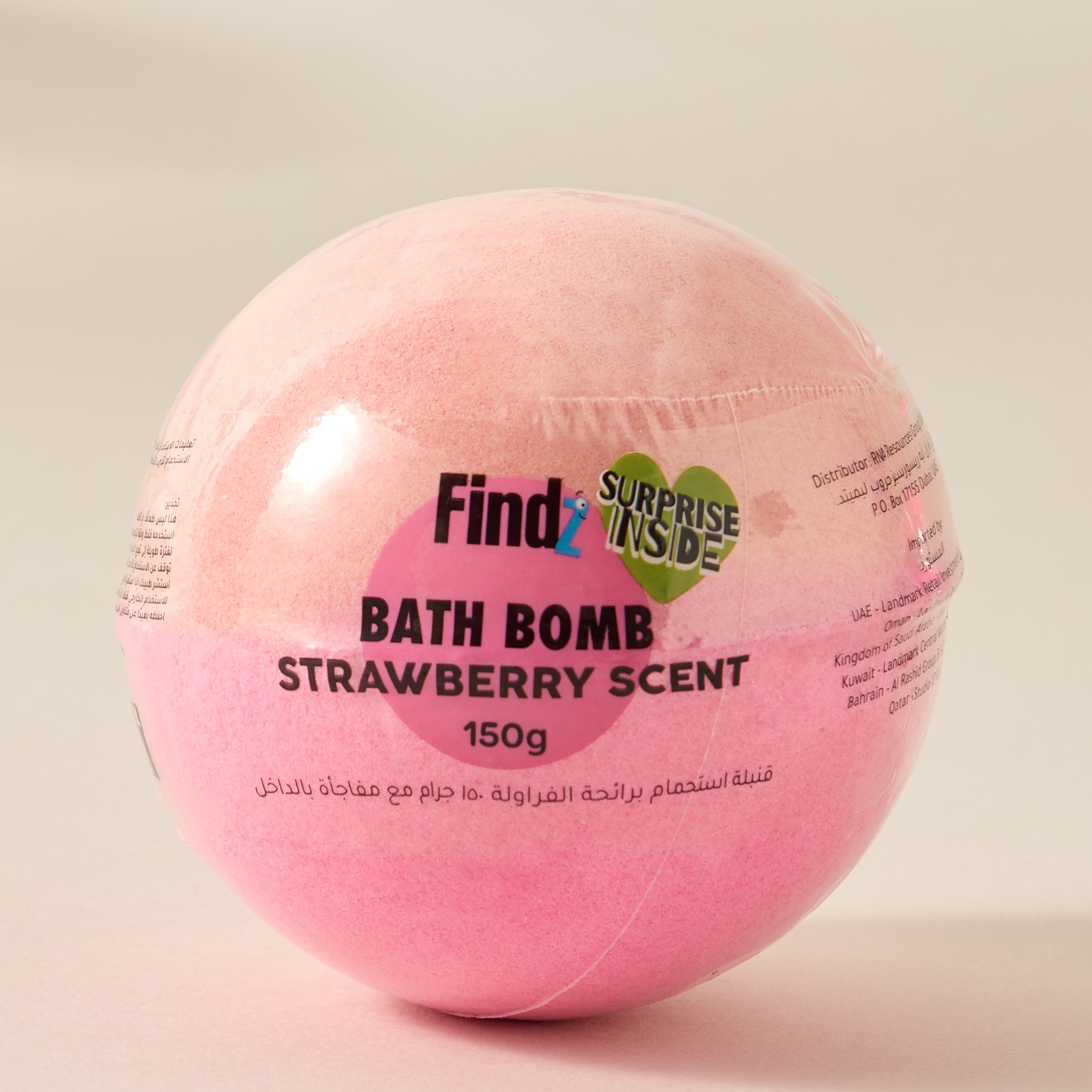 Findz Cherry Scented Surprise Bath Bomb - 150 gms-beautyandpersonalcare-bathandbody-bathandshower-bathsalts-image-4