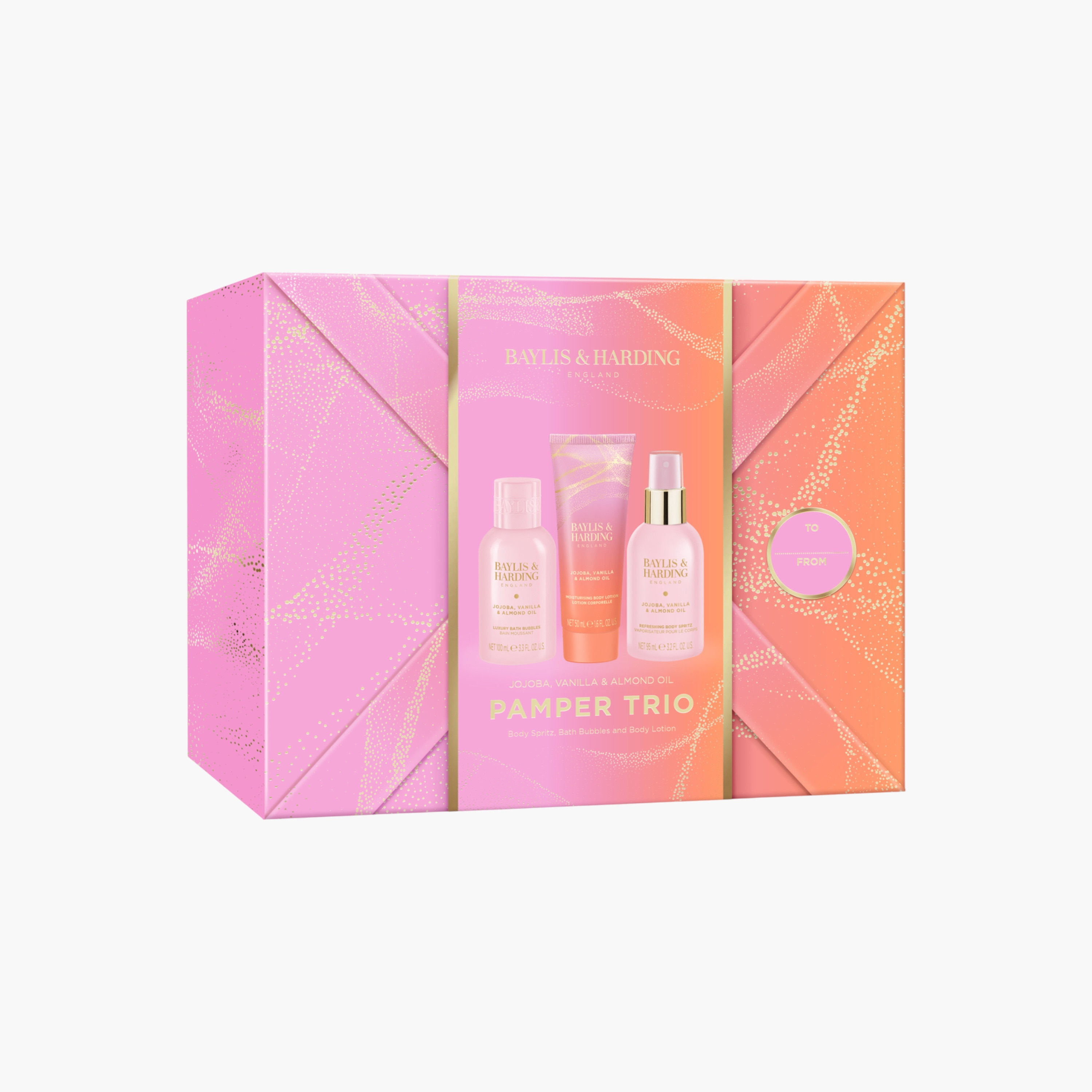 Baylis & Harding Pamper Trio Gift Wrapped Set-beautyandpersonalcare-bathandbody-giftsets-image-2