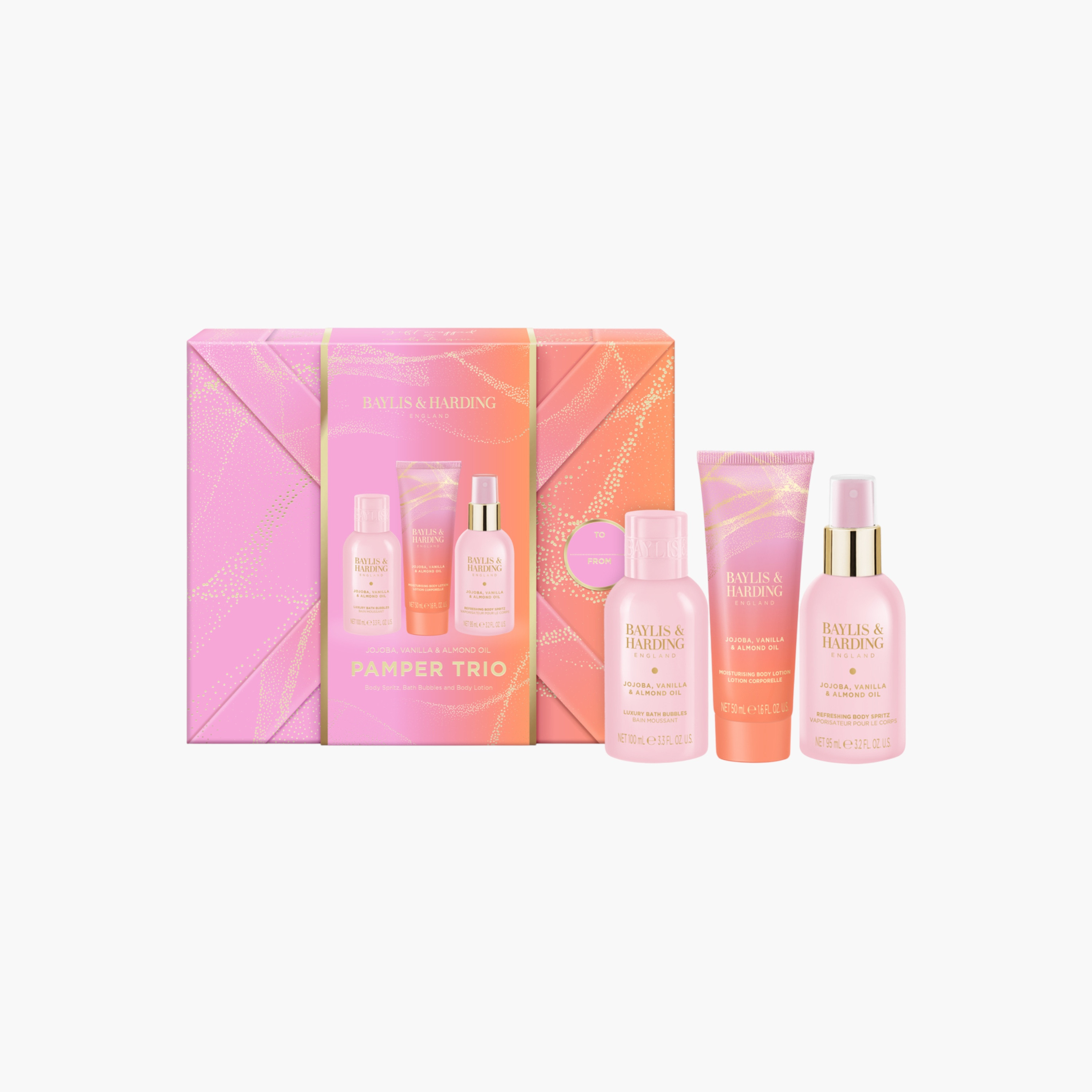 Baylis & Harding Pamper Trio Gift Wrapped Set-beautyandpersonalcare-bathandbody-giftsets-image-3