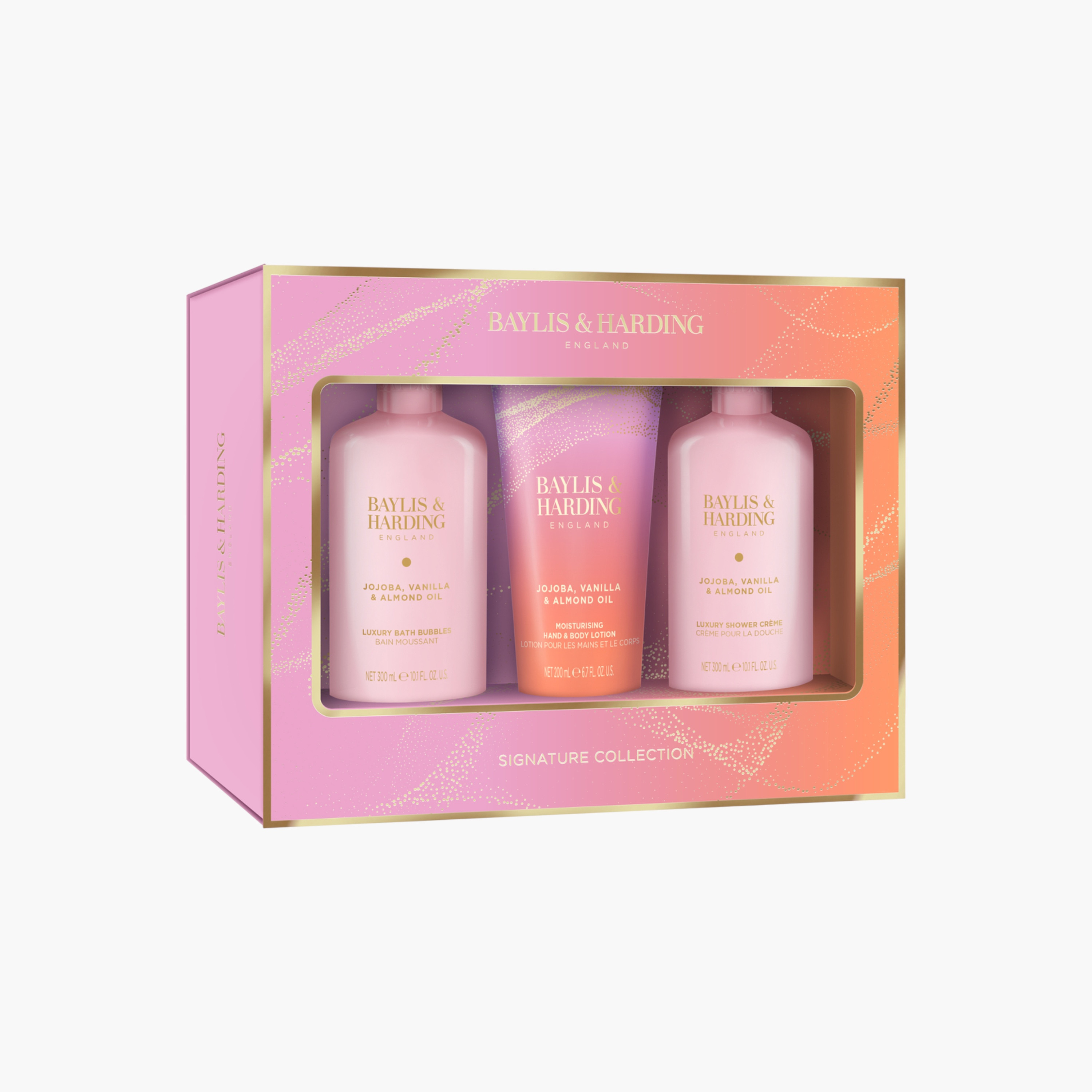 Baylis & Harding Jojoba Vanilla Almond Oil Bathing Gift Set-beautyandpersonalcare-bathandbody-giftsets-image-2
