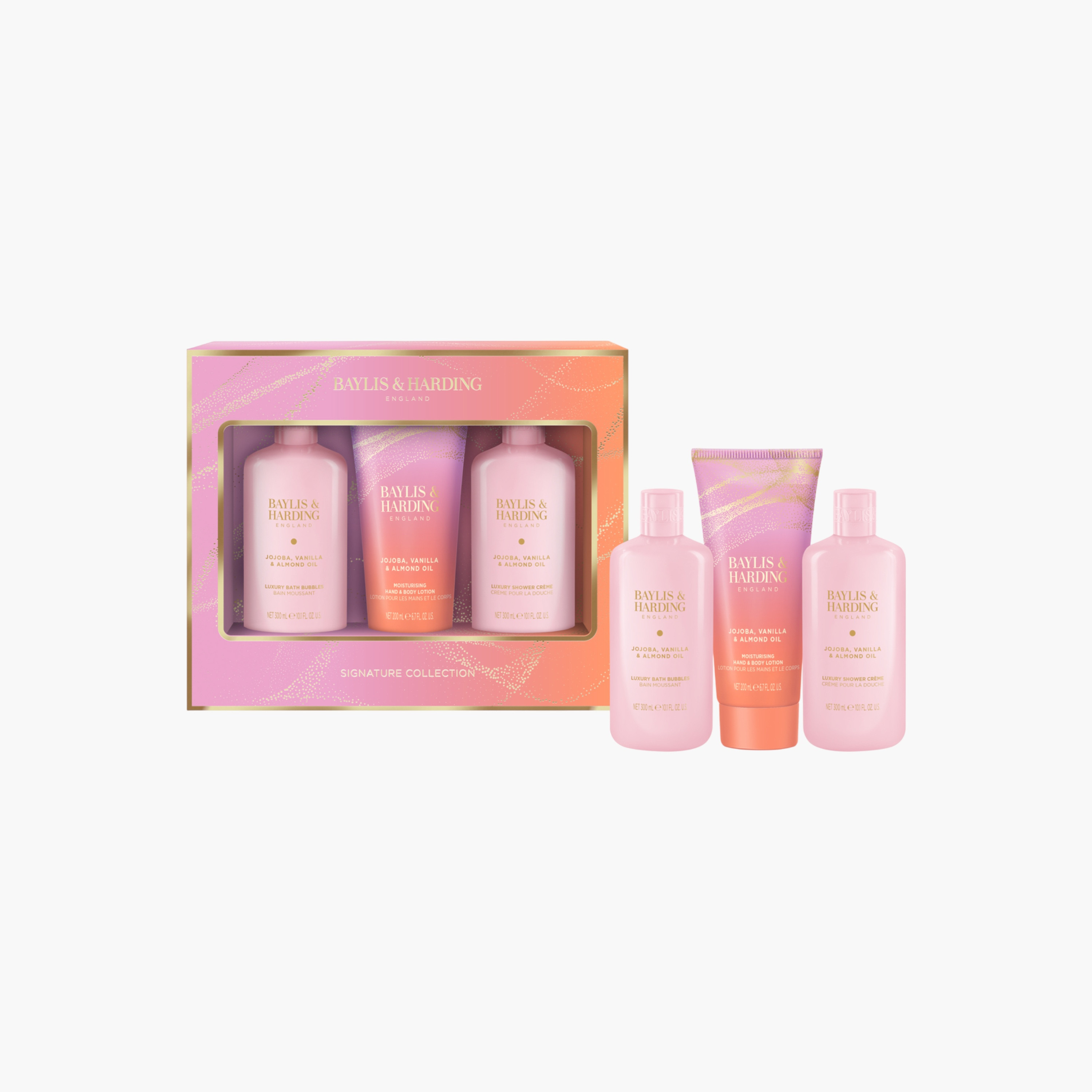 Baylis & Harding Jojoba Vanilla Almond Oil Bathing Gift Set-beautyandpersonalcare-bathandbody-giftsets-image-3