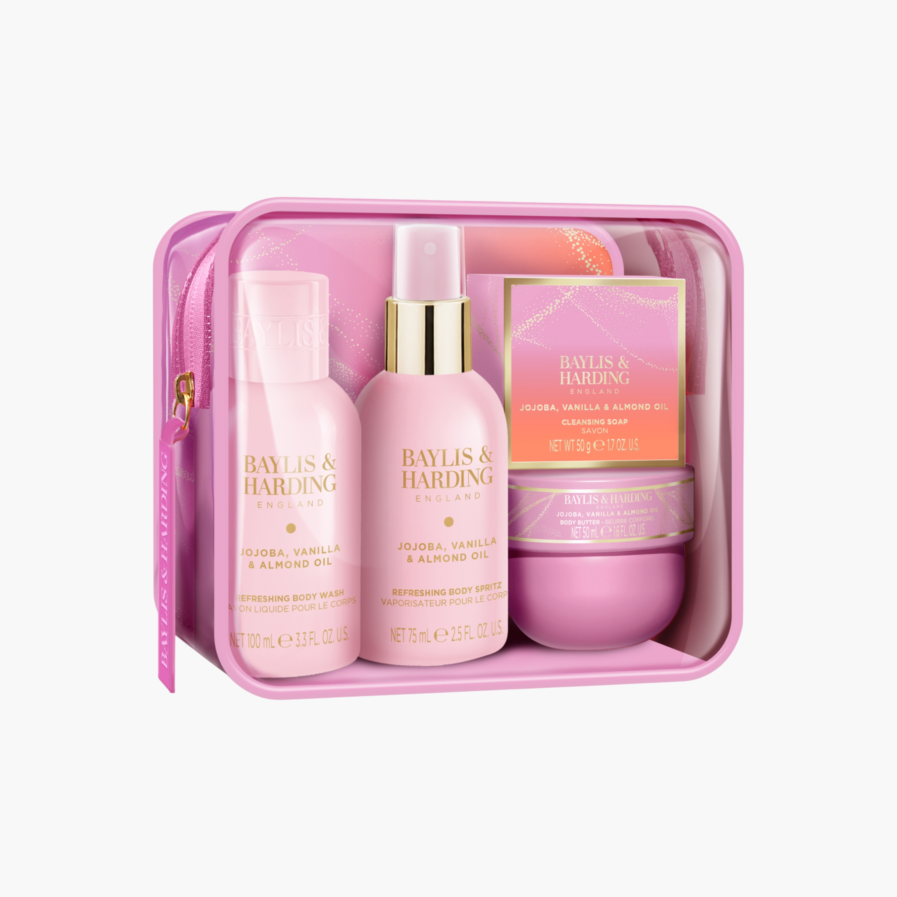 Baylis & Harding Jojoba Vanilla Almond Travel Set-beautyandpersonalcare-bathandbody-giftsets-image-2