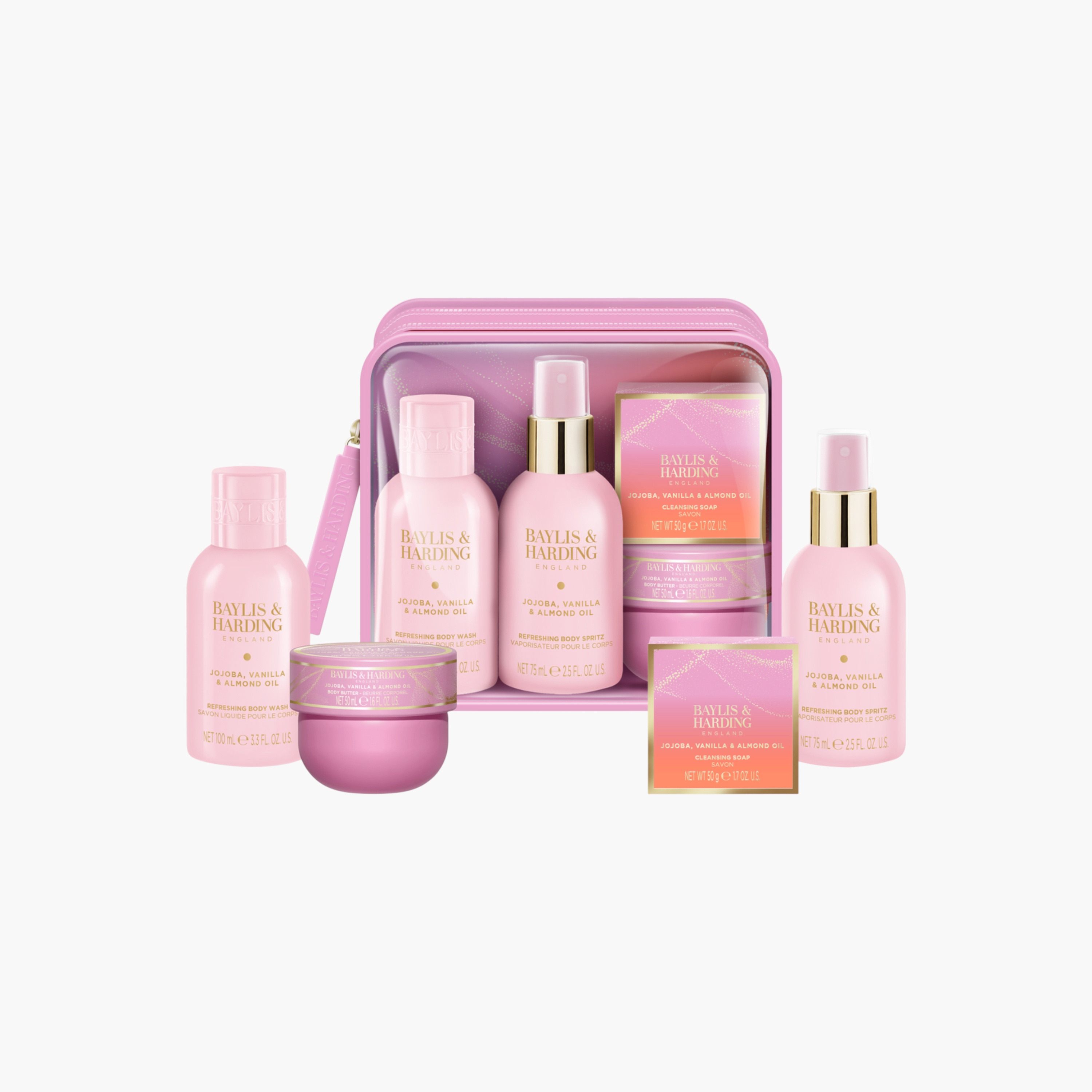 Baylis & Harding Jojoba Vanilla Almond Travel Set-beautyandpersonalcare-bathandbody-giftsets-image-3
