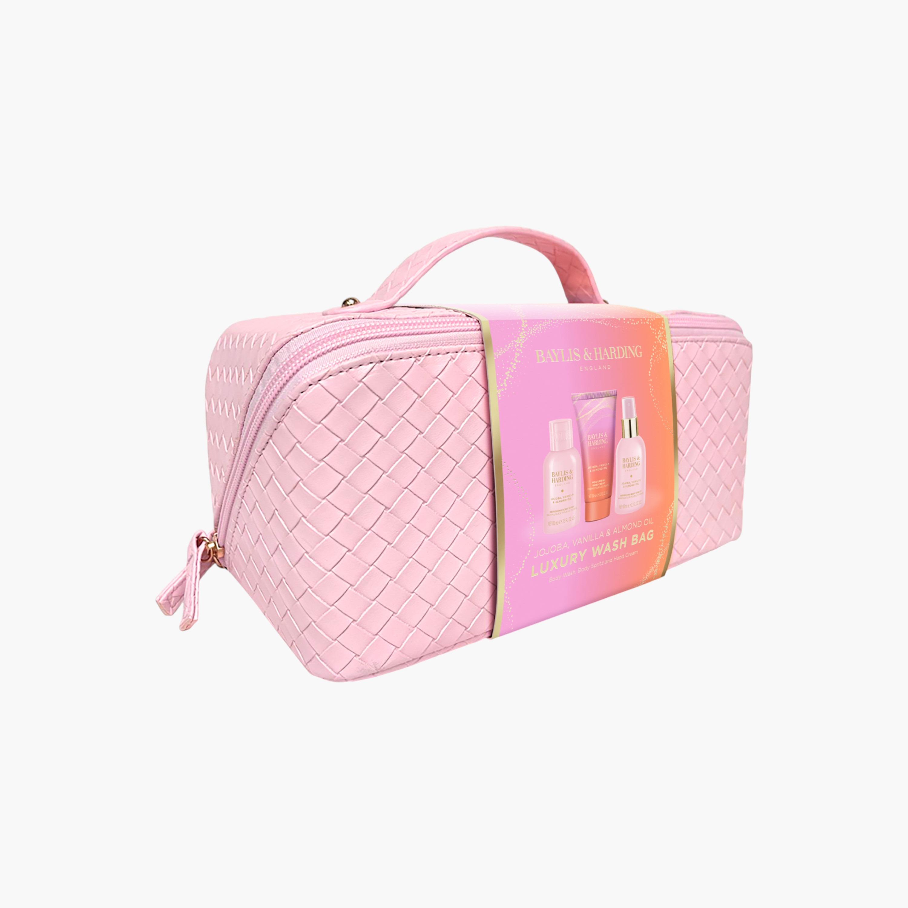 Baylis & Harding Woven Design Luxury Wash Bag Set-beautyandpersonalcare-bathandbody-giftsets-image-2