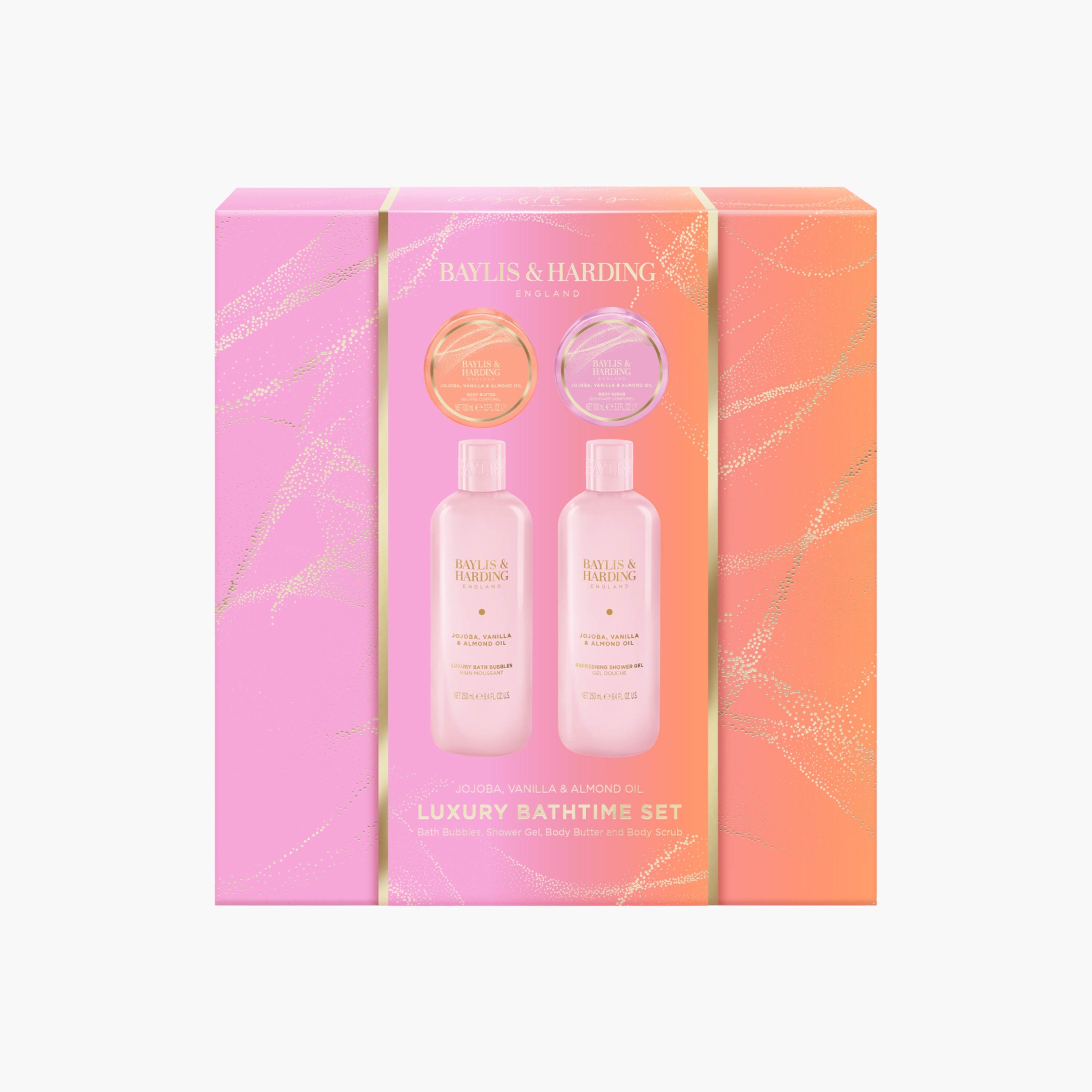 Baylis & Harding Jojoba Vanilla Almond Pamper Set-beautyandpersonalcare-bathandbody-giftsets-image-1