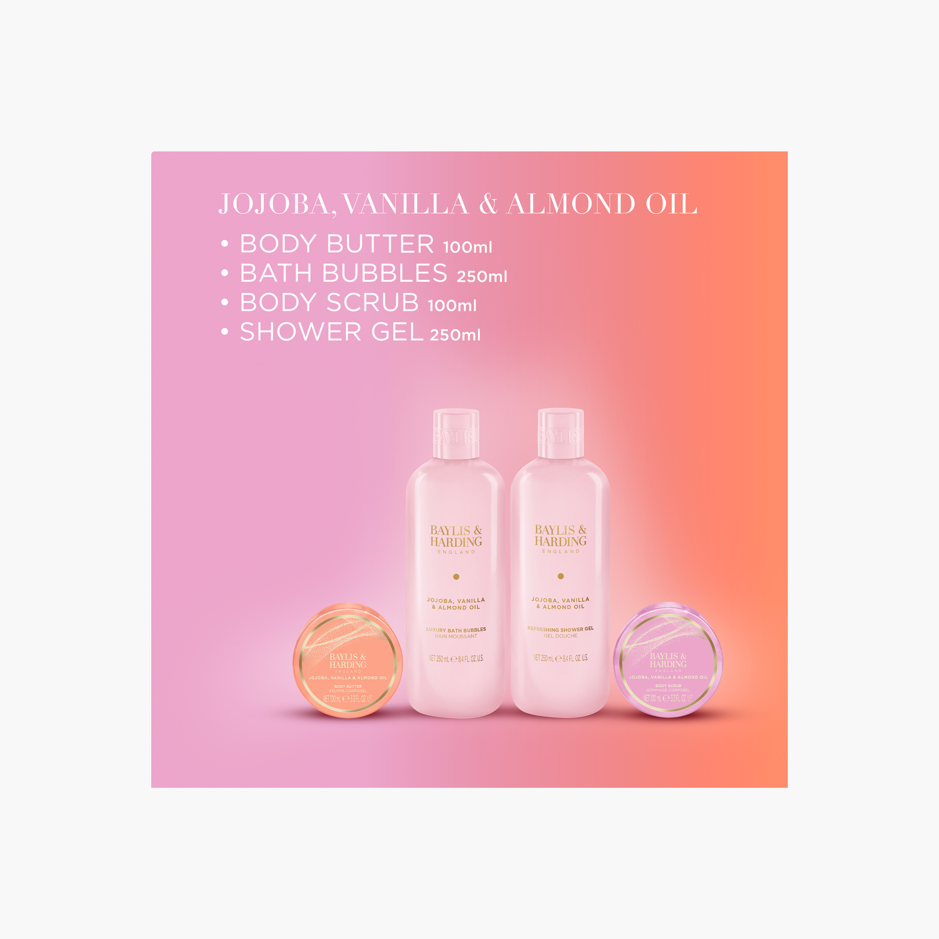 Baylis & Harding Jojoba Vanilla Almond Pamper Set-beautyandpersonalcare-bathandbody-giftsets-image-4