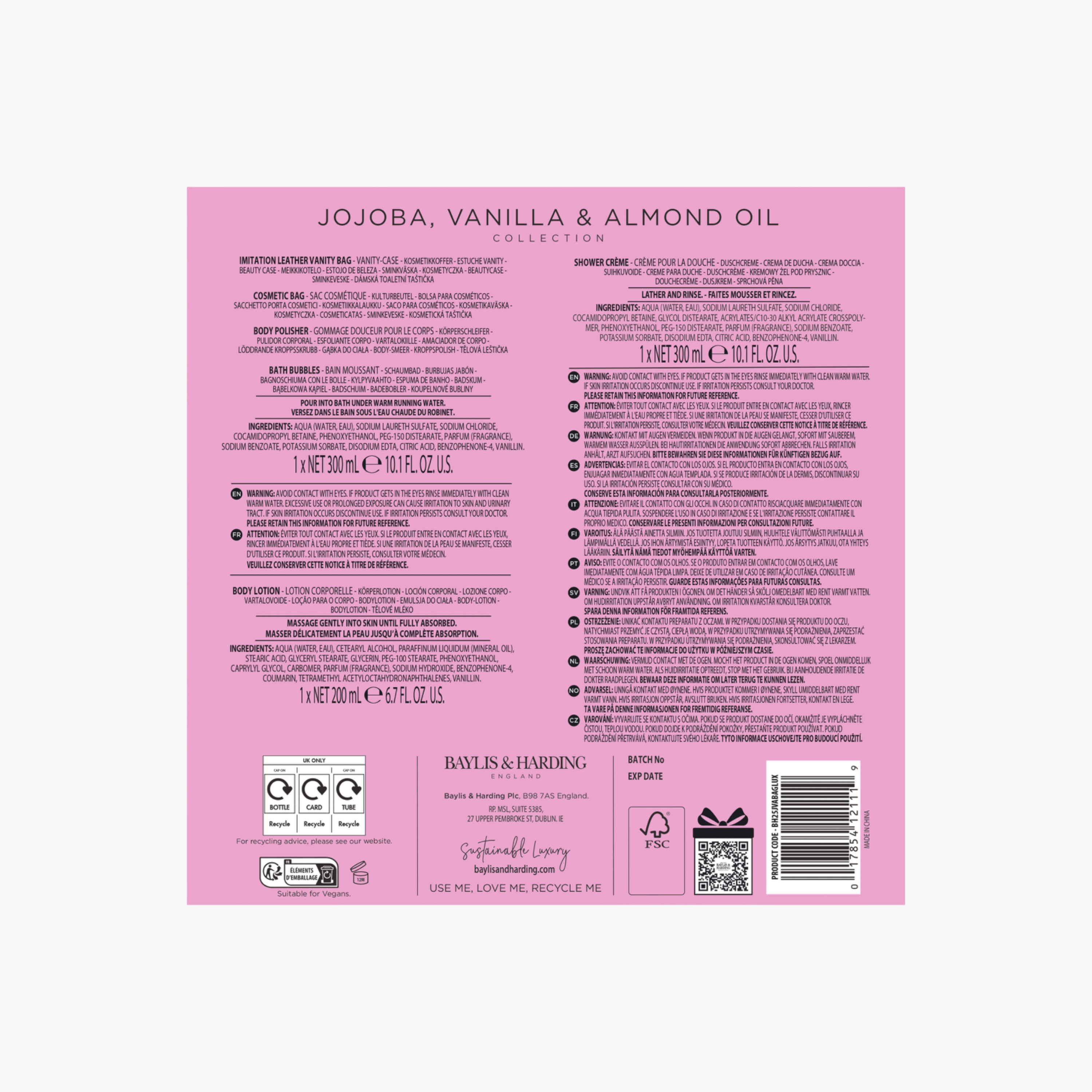 Baylis & Harding Pink Vanity Bag Gift Set-beautyandpersonalcare-bathandbody-giftsets-image-8