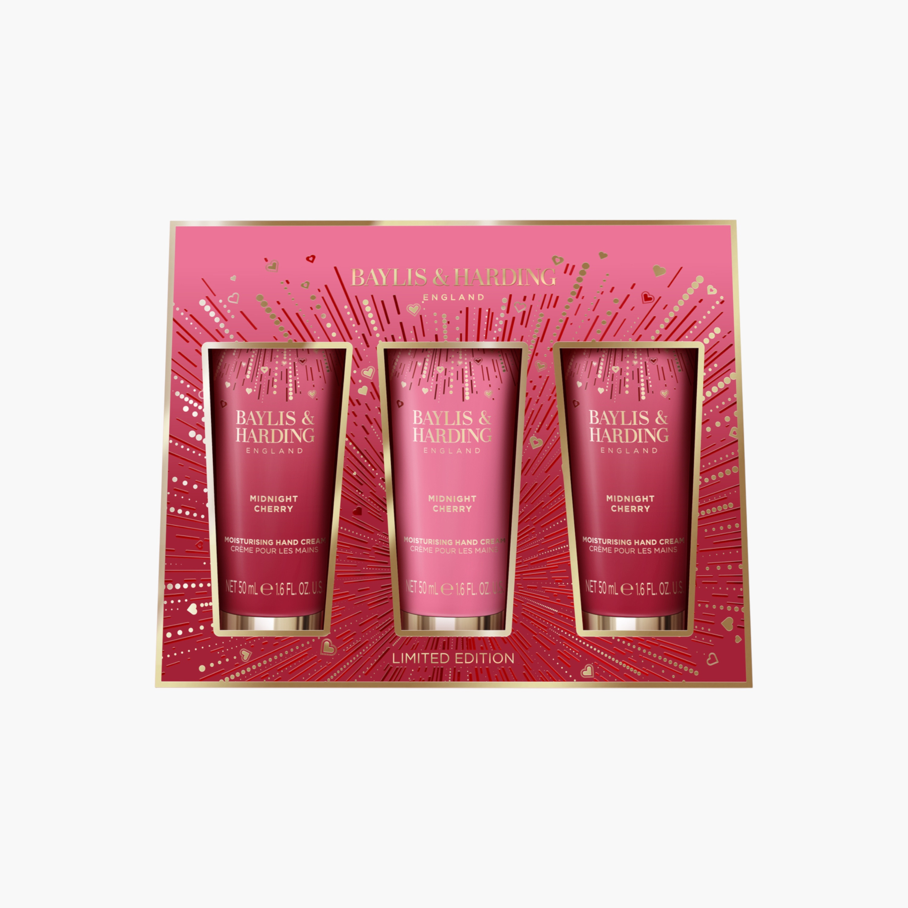 Baylis & Harding Midnight Cherry Hand Cream Gift Set-beautyandpersonalcare-giftsets-image-1