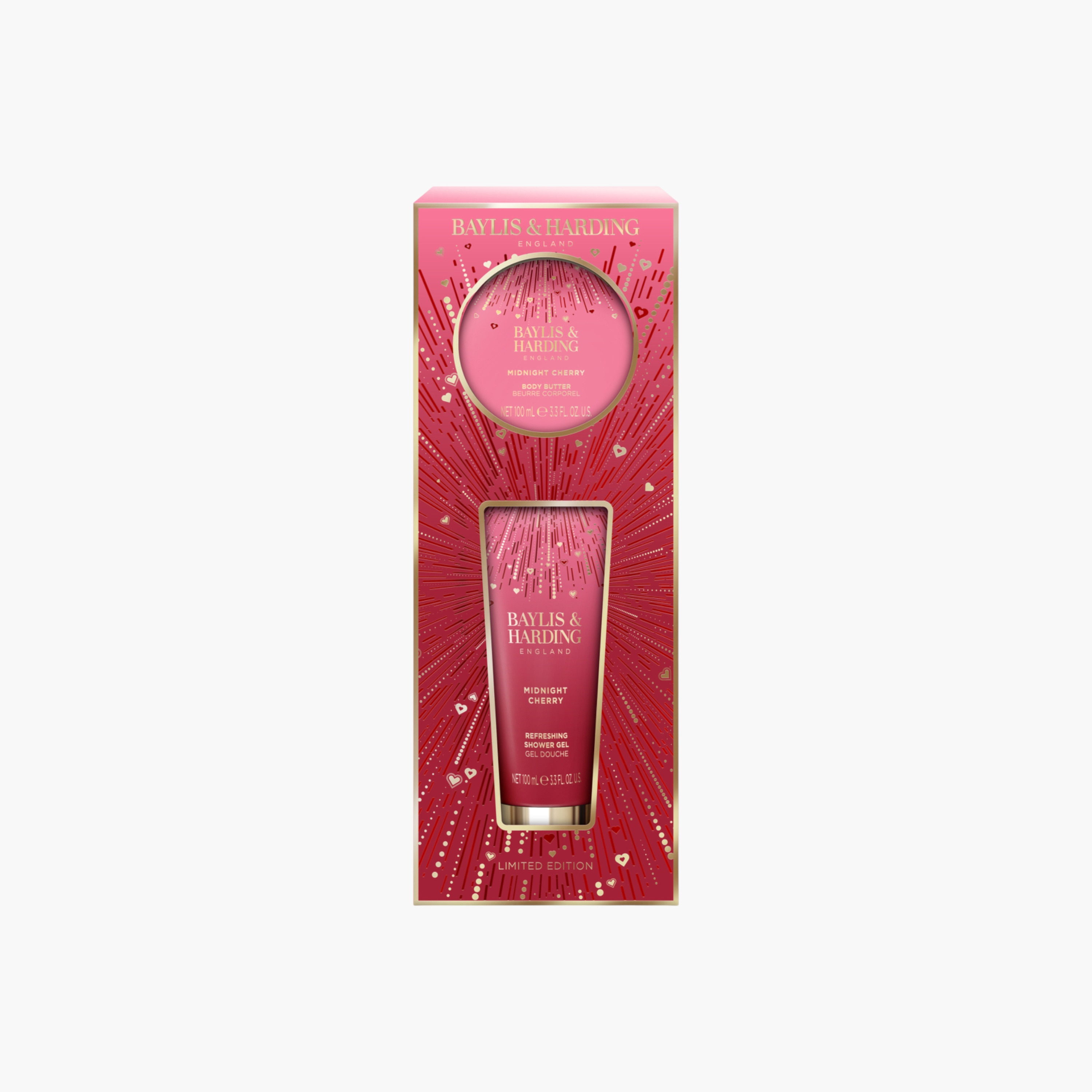 Baylis & Harding Midnight Cherry Pamper Duo Gift Set-beautyandpersonalcare-giftsets-image-1