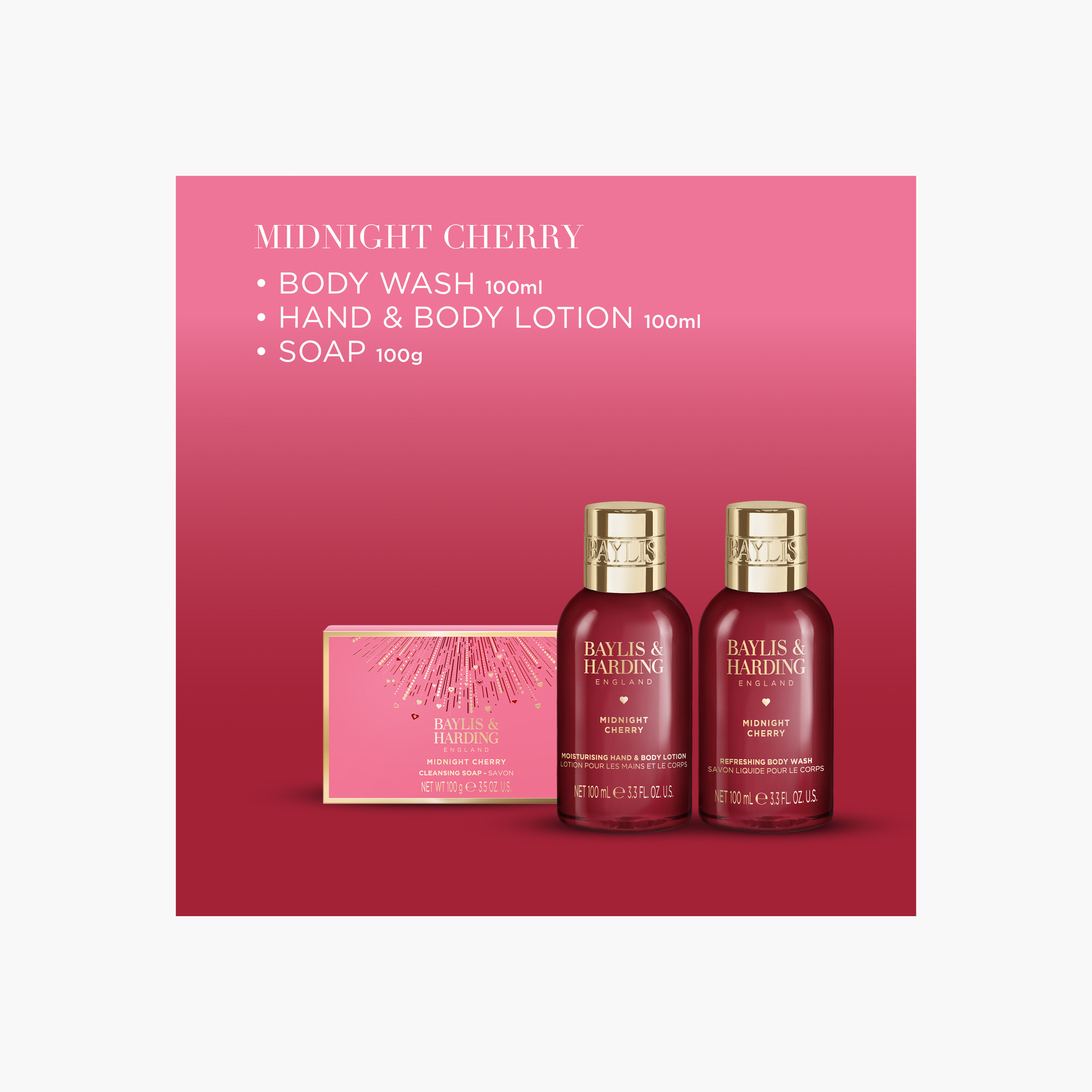 Baylis & Harding Cherry Scented Bathing Gift Set-beautyandpersonalcare-giftsets-image-4