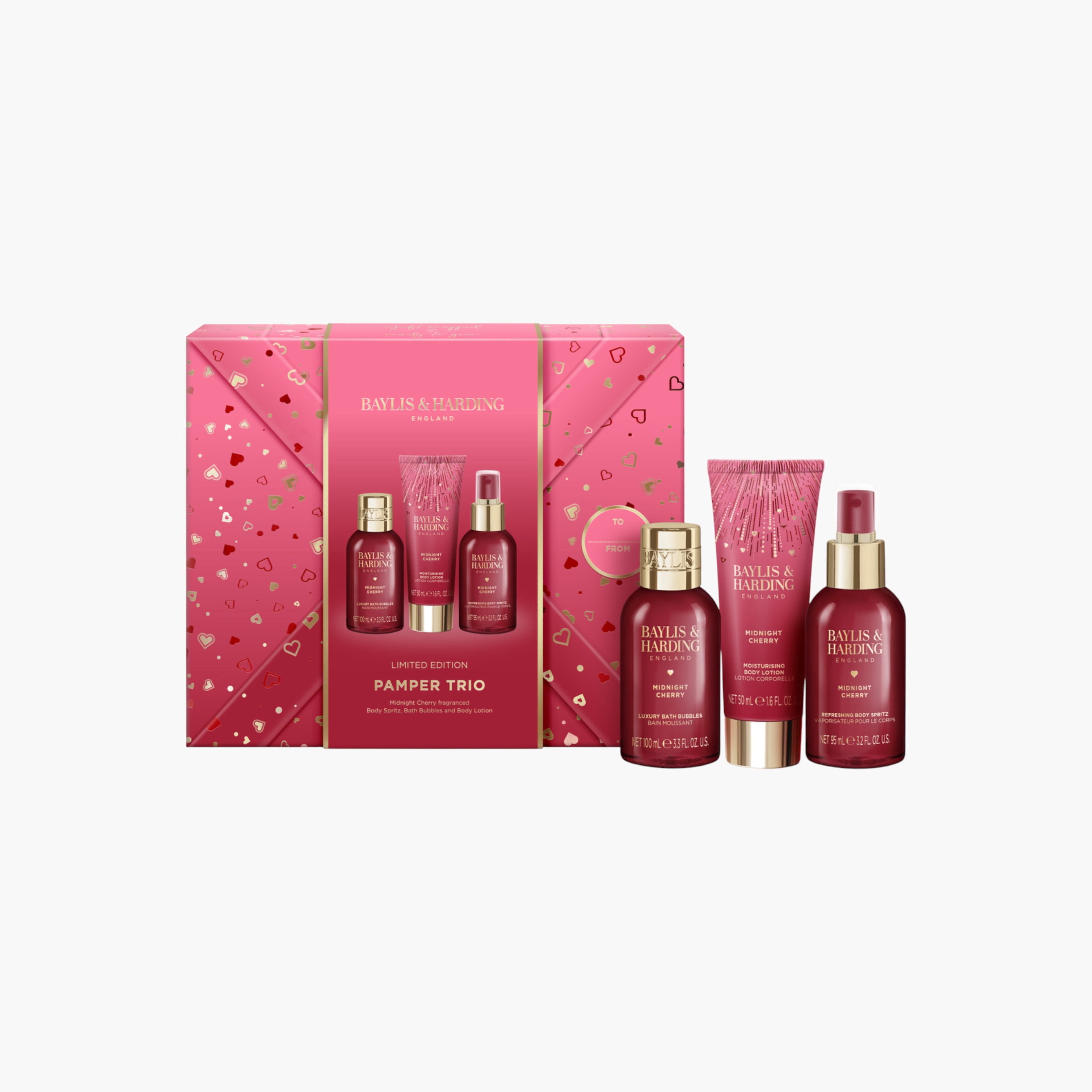 Baylis & Harding Cherry Pamper Trio Gift Set-beautyandpersonalcare-bathandbody-giftsets-image-3