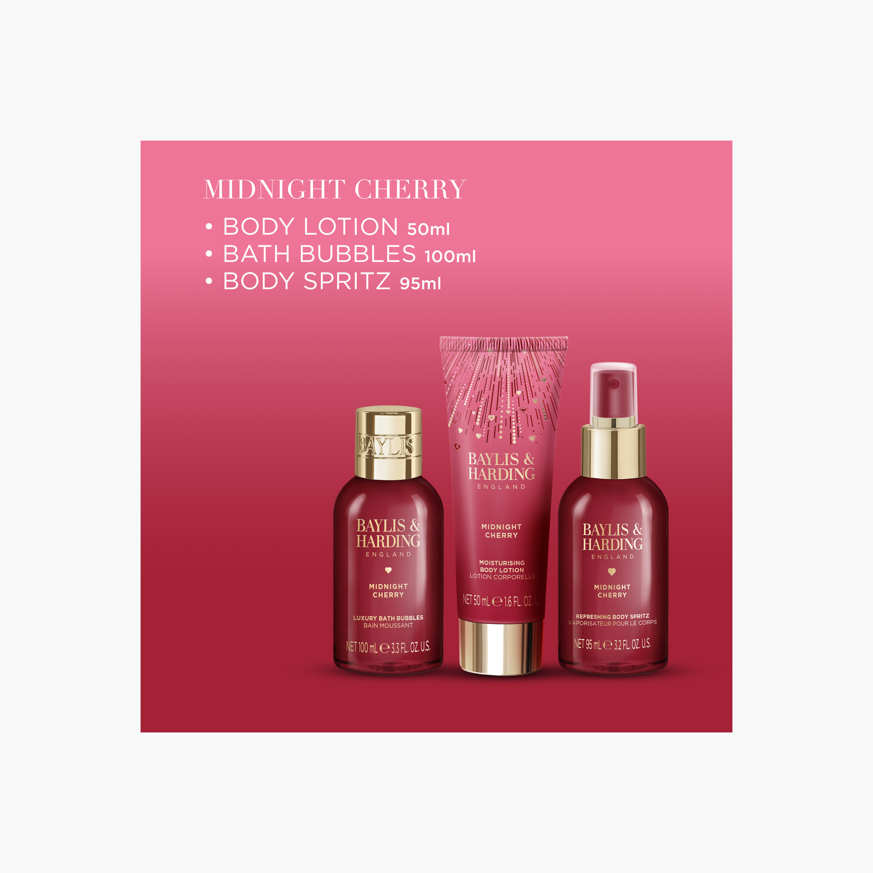 Baylis & Harding Cherry Pamper Trio Gift Set-beautyandpersonalcare-bathandbody-giftsets-image-4