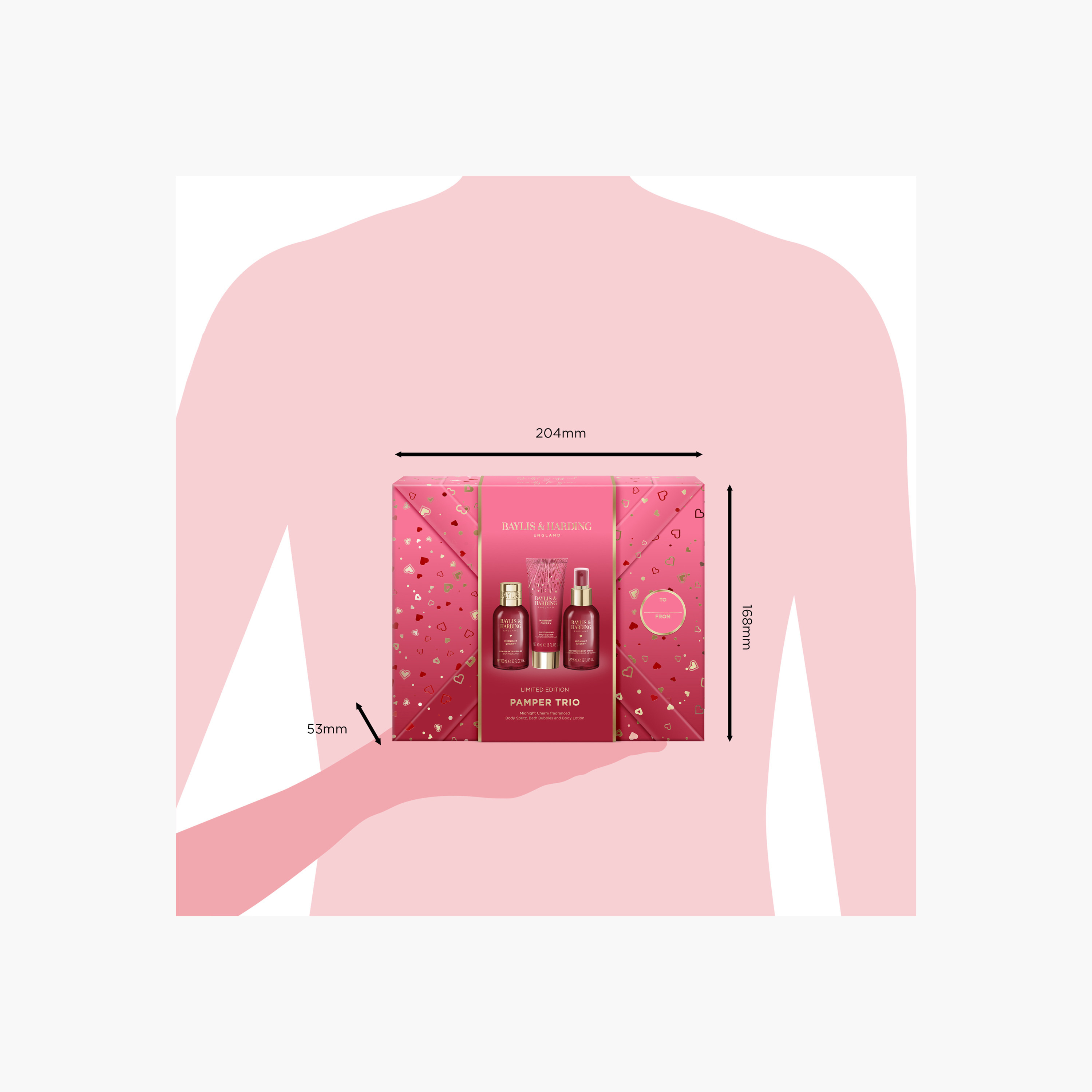 Baylis & Harding Cherry Pamper Trio Gift Set-beautyandpersonalcare-bathandbody-giftsets-image-7