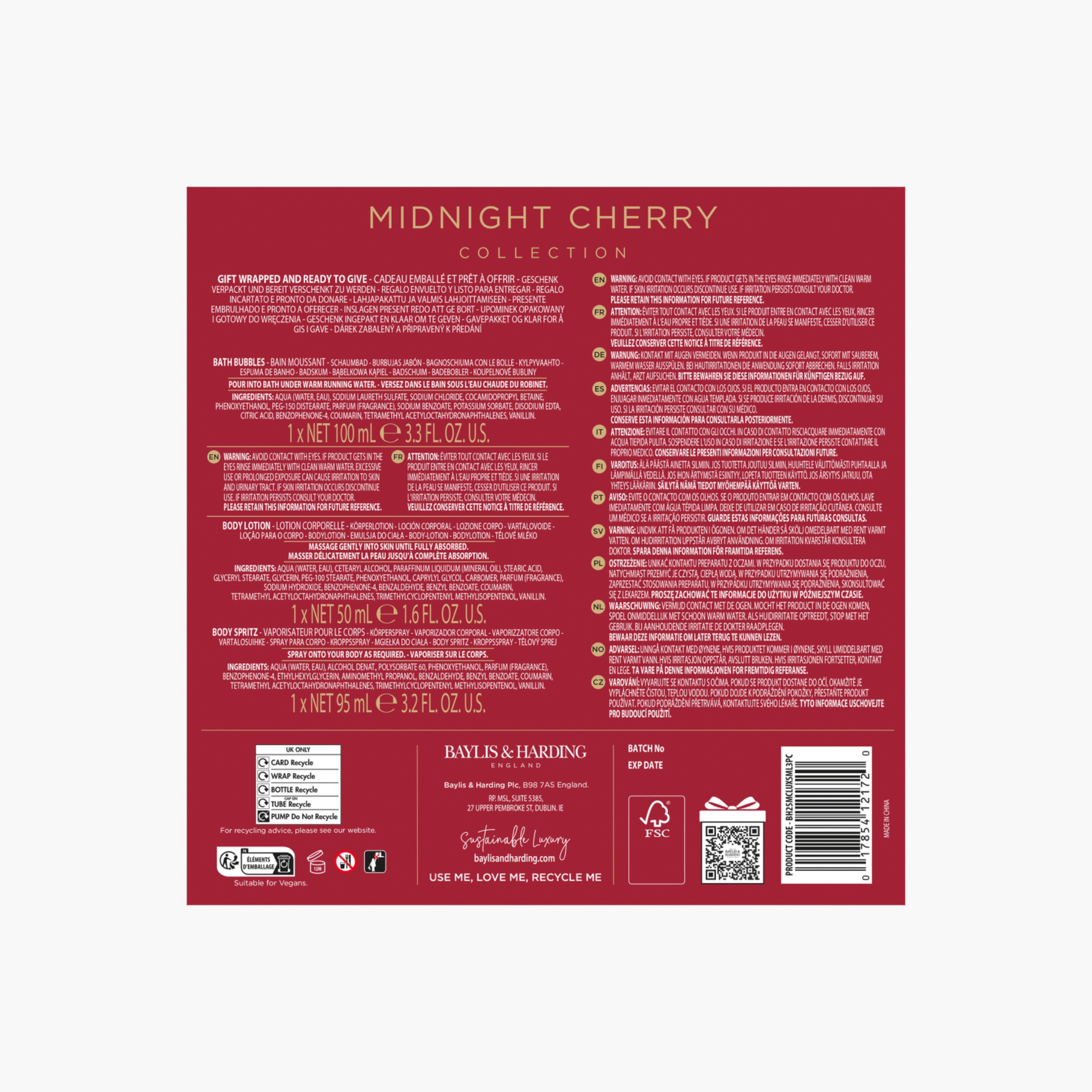 Baylis & Harding Cherry Pamper Trio Gift Set-beautyandpersonalcare-bathandbody-giftsets-image-8