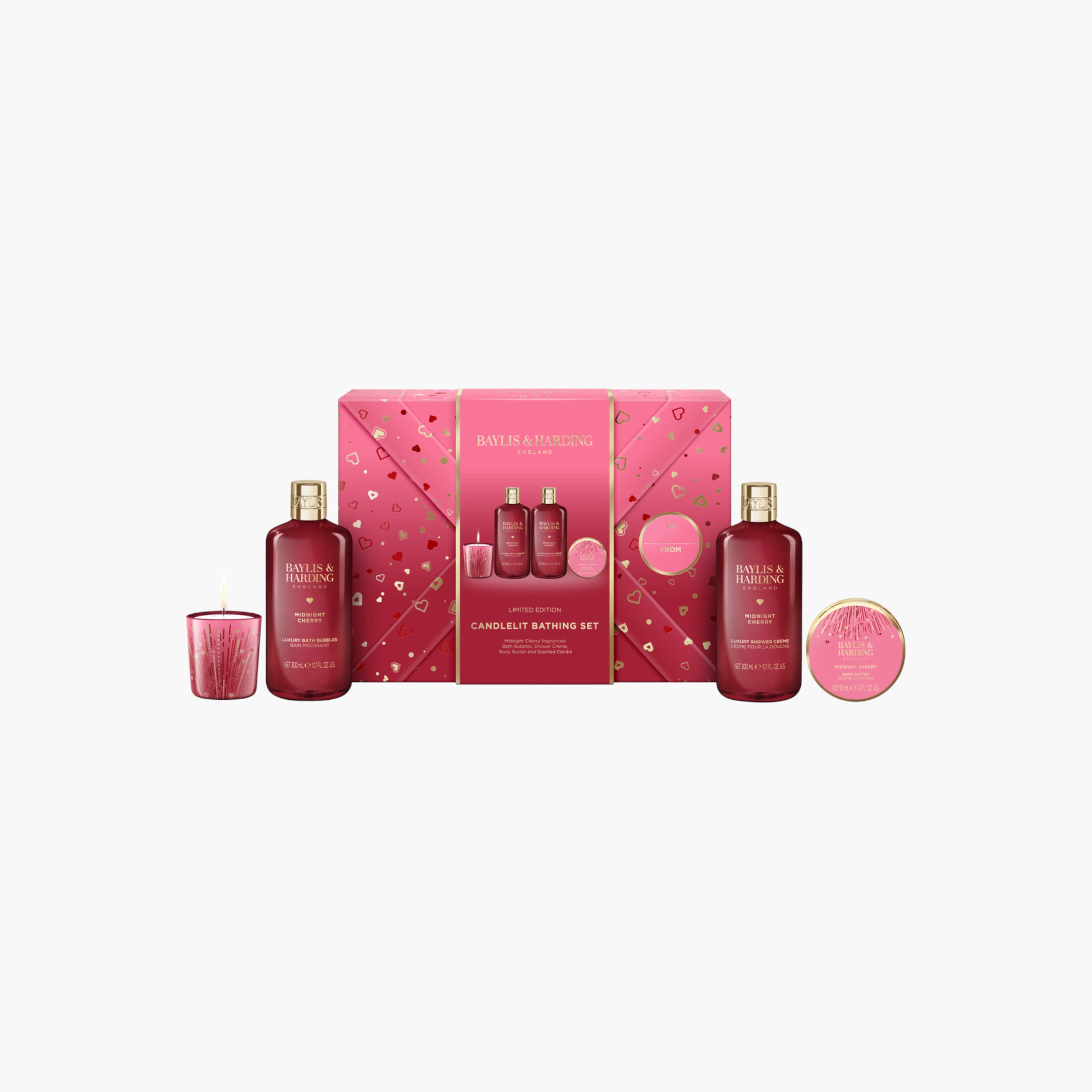 Baylis & Harding Midnight Cherry Candlelit Bathing Set-beautyandpersonalcare-giftsets-image-3