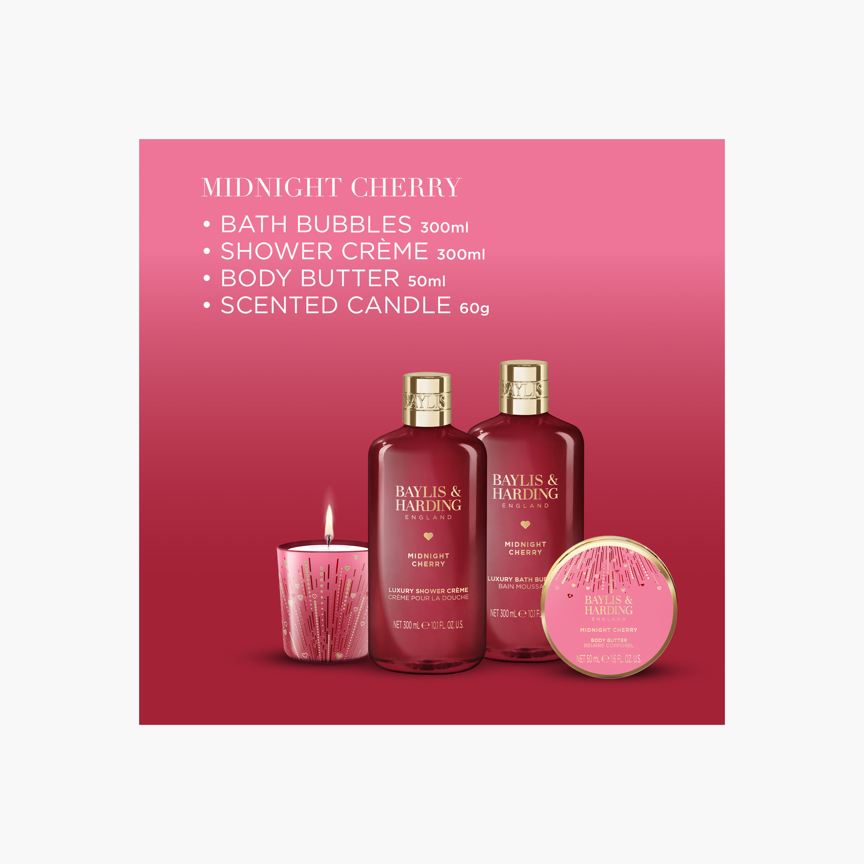 Baylis & Harding Midnight Cherry Candlelit Bathing Set-beautyandpersonalcare-giftsets-image-4
