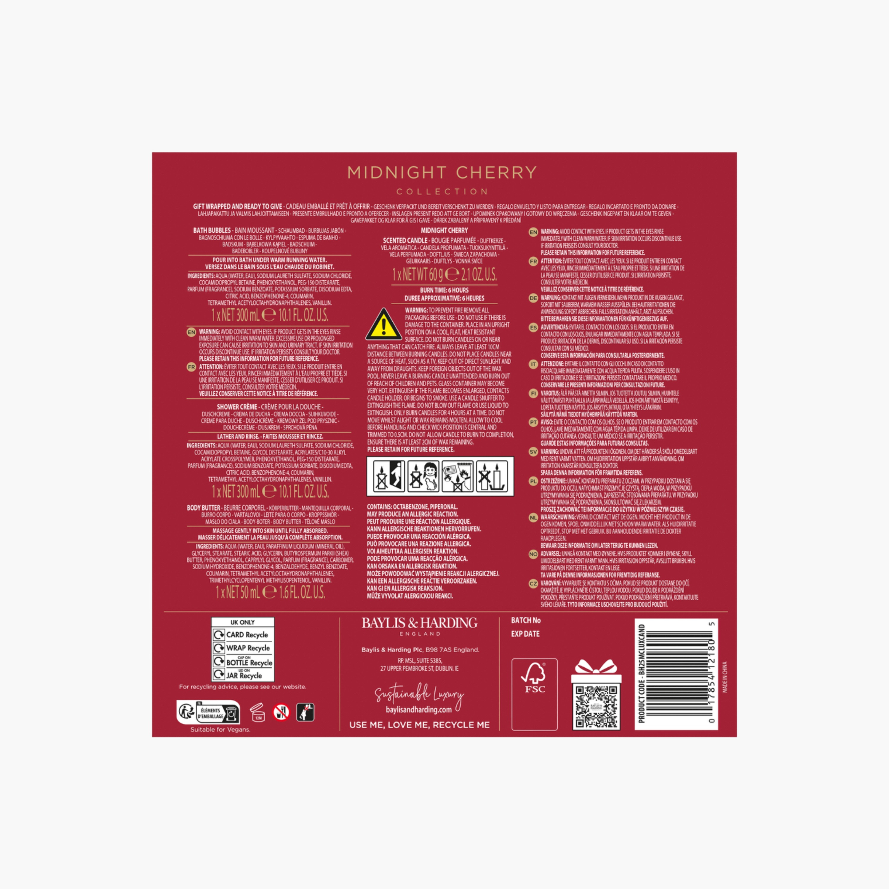 Baylis & Harding Midnight Cherry Candlelit Bathing Set-beautyandpersonalcare-giftsets-image-8