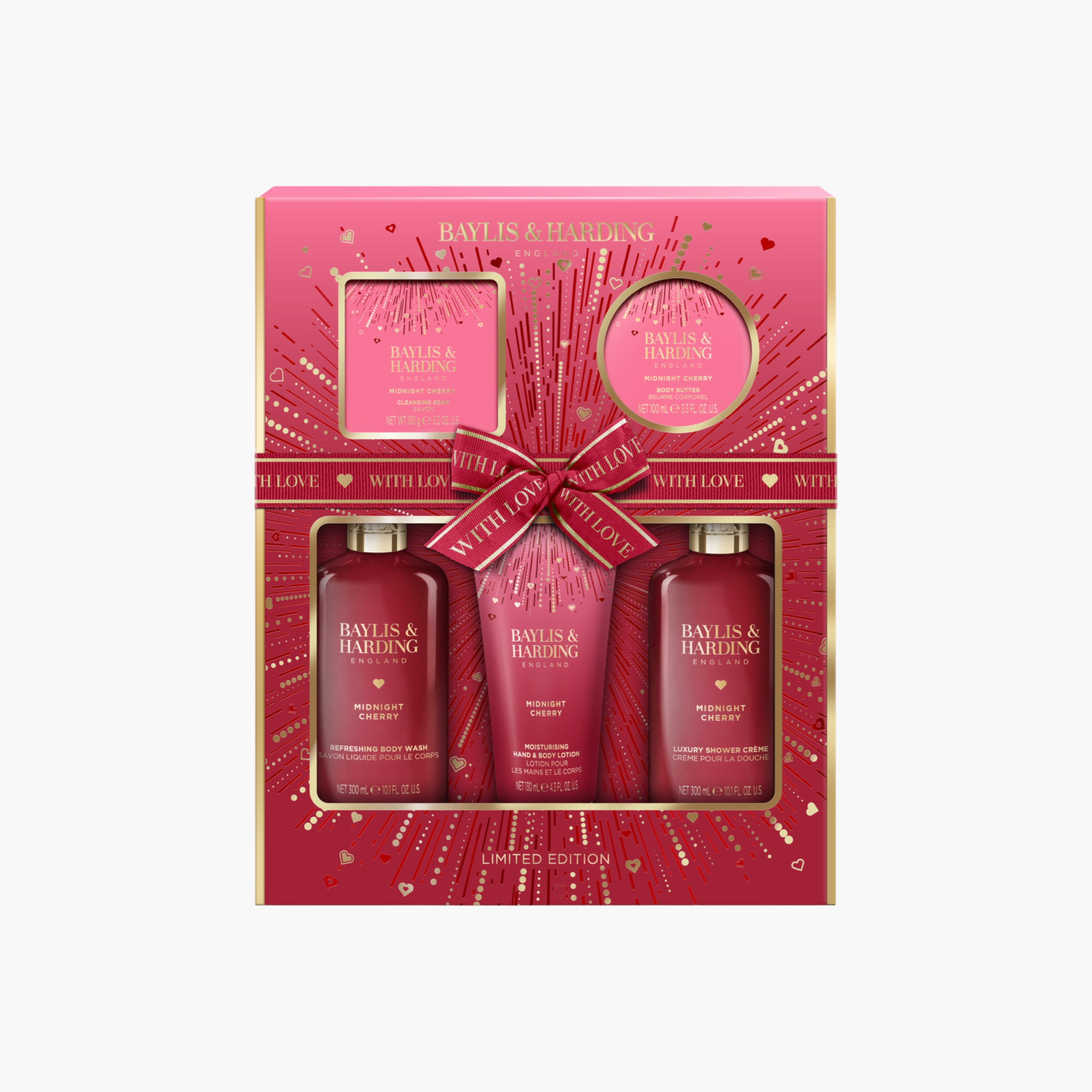 Baylis & Harding Midnight Cherry Pamper Gift Set-beautyandpersonalcare-giftsets-image-1