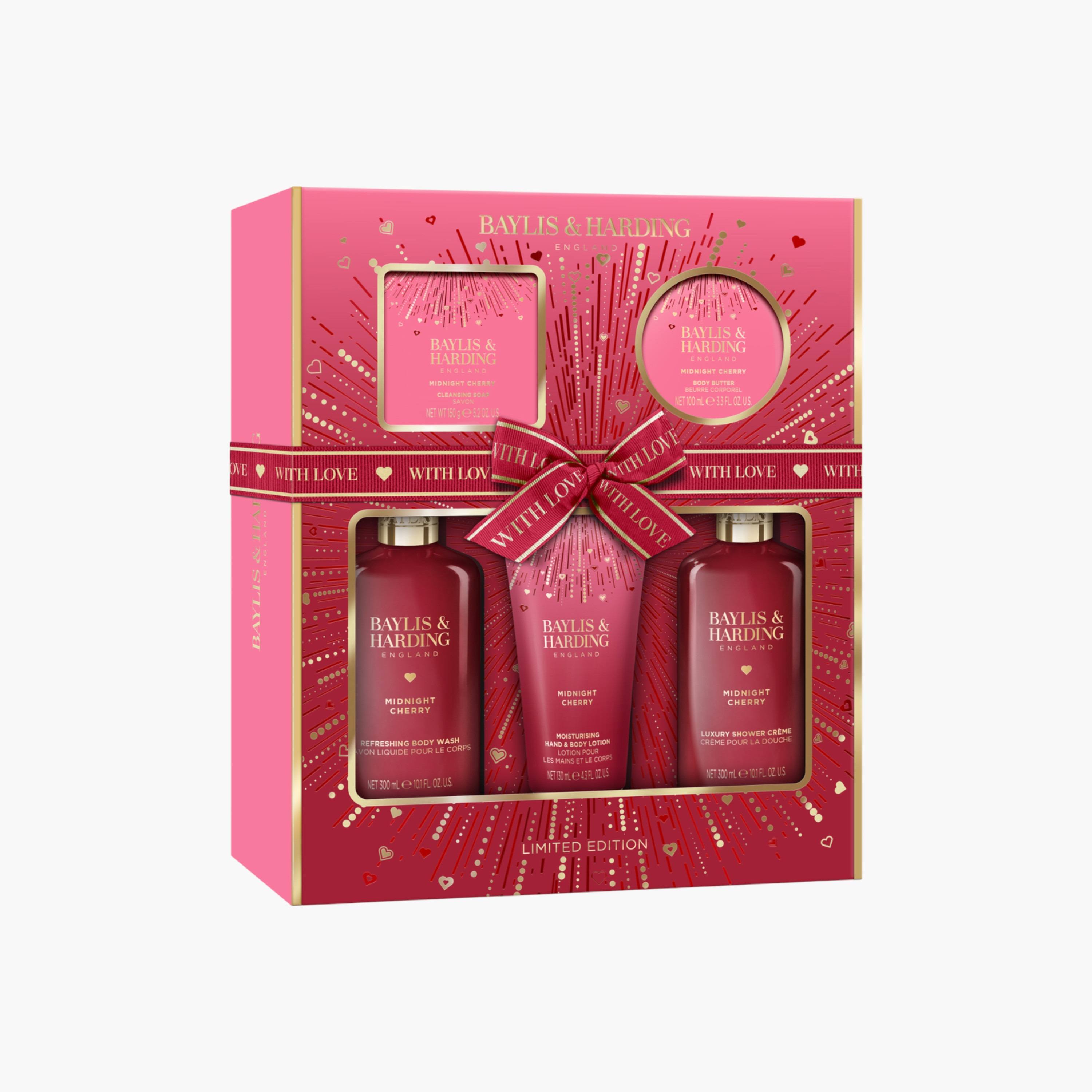 Baylis & Harding Midnight Cherry Pamper Gift Set-beautyandpersonalcare-giftsets-image-2
