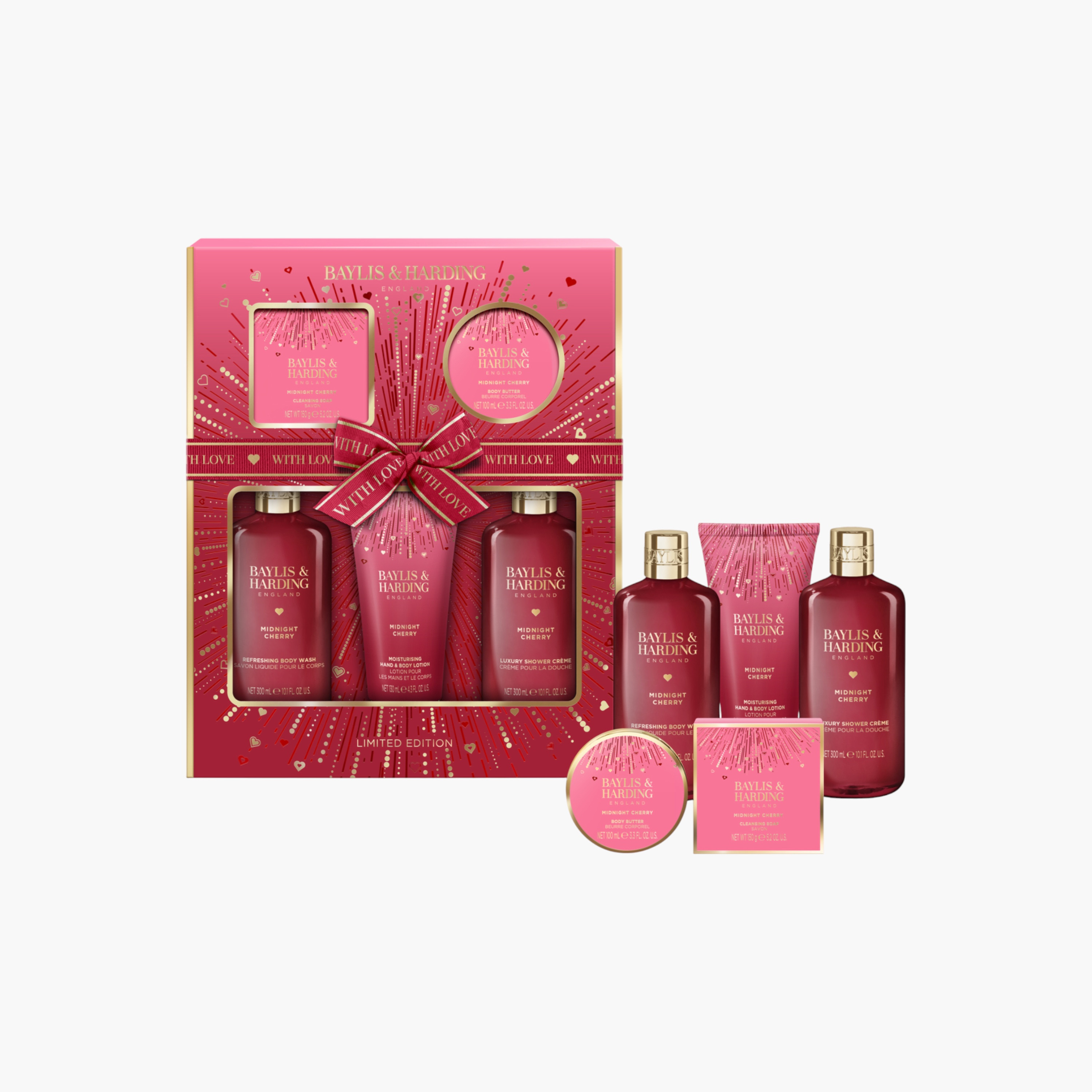 Baylis & Harding Midnight Cherry Pamper Gift Set-beautyandpersonalcare-giftsets-image-3