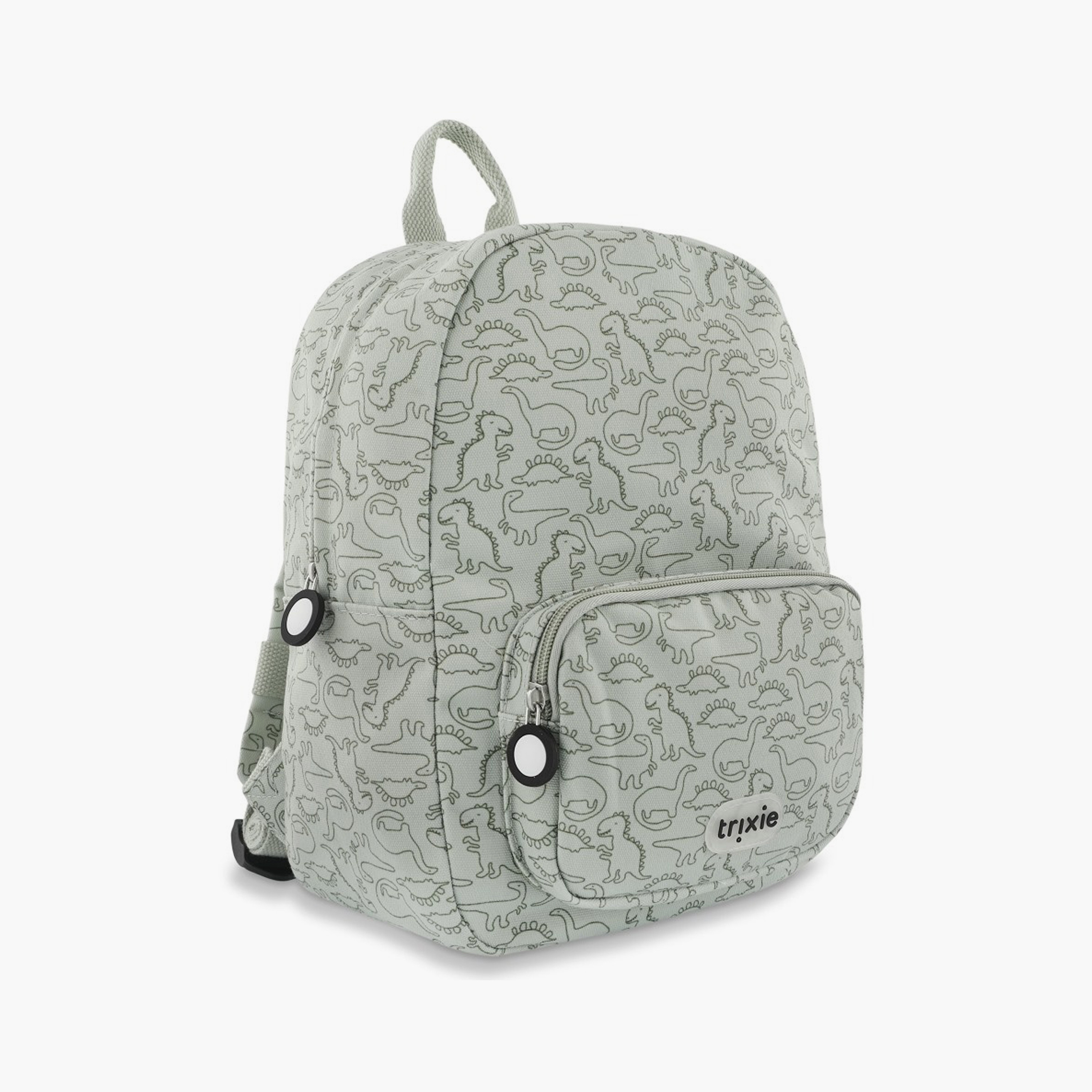 Trixie Daring Dino Printed Regular Backpack - 12.2 Inch - Grey-school-bagsandbackpacks-backpacks-image-2