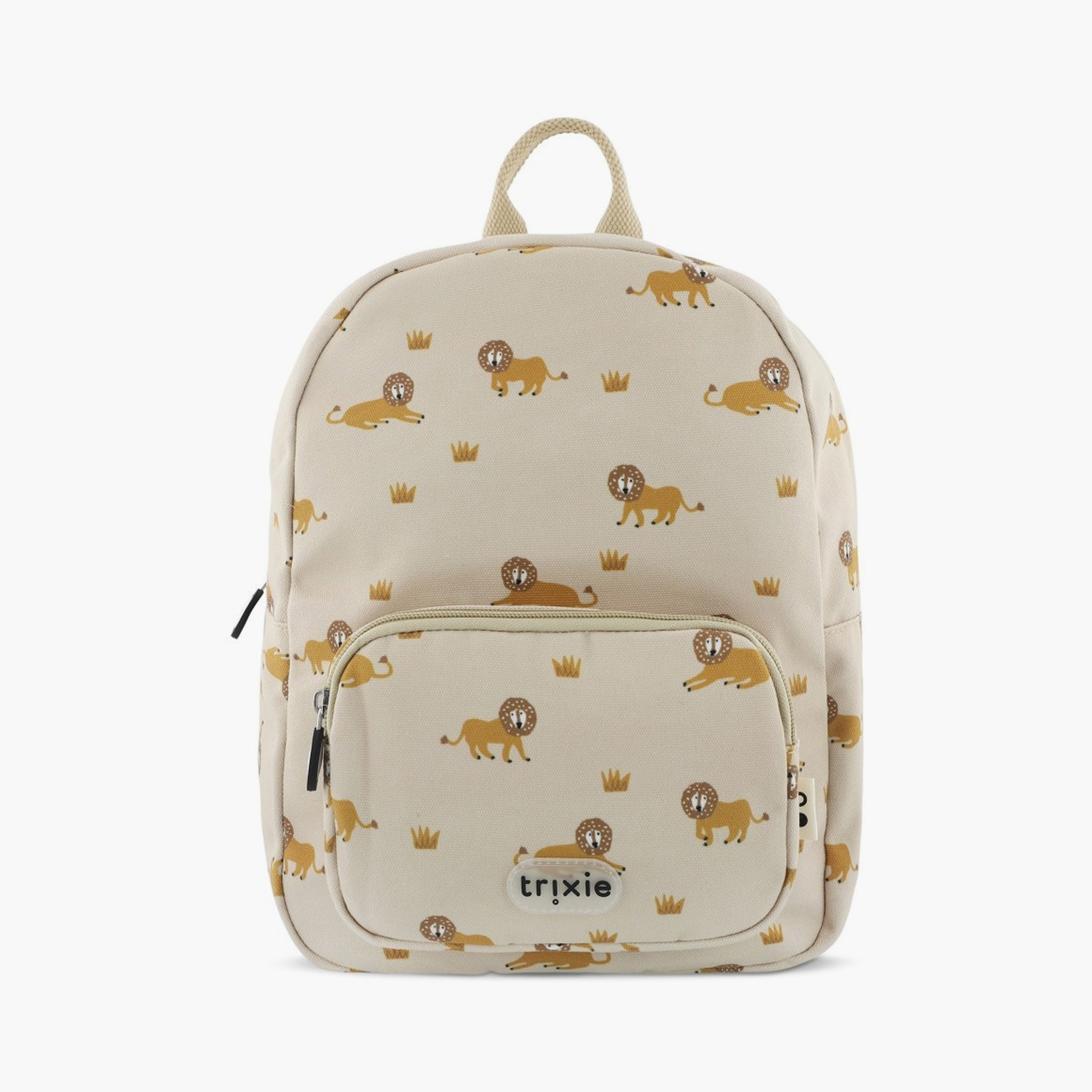 حقيبة ظهر ليفلي بطبعة أسد عادية من تريكسي - 12.2 بوصة - بيج-school-bagsandbackpacks-backpacks-image-1