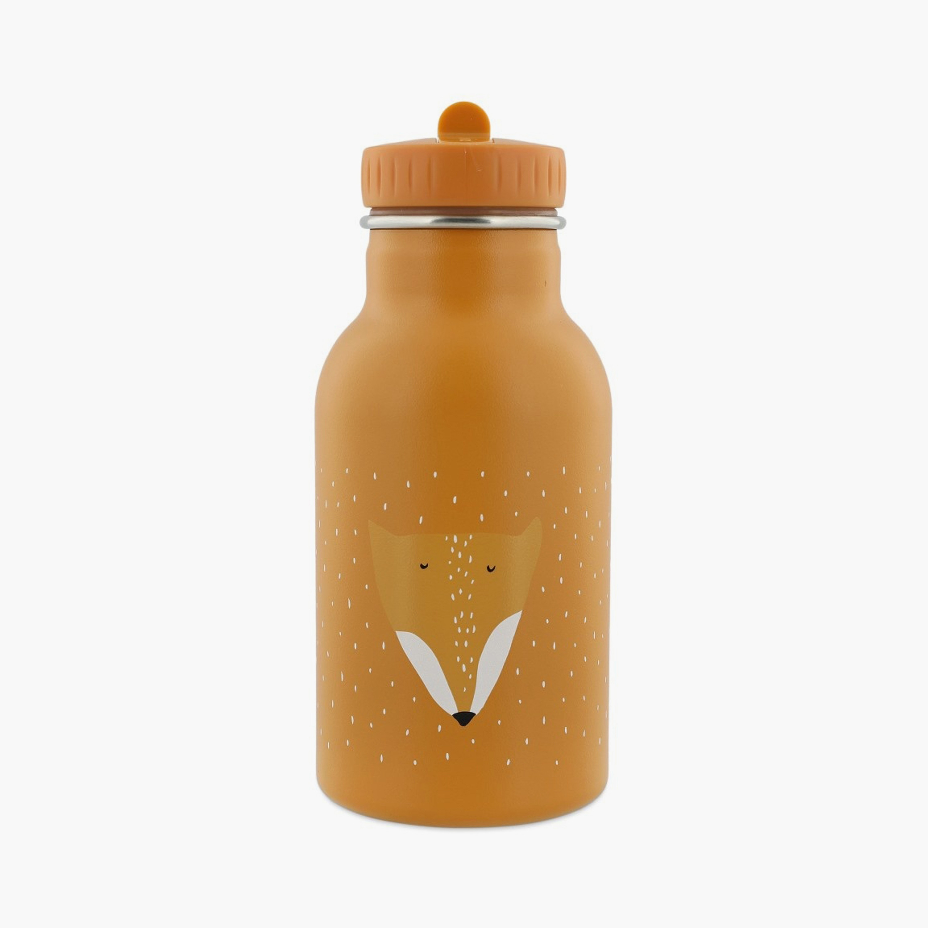Trixie Mr. Fox Insulated Water Bottle - 350 ml - Orange-school-waterbottles-image-1