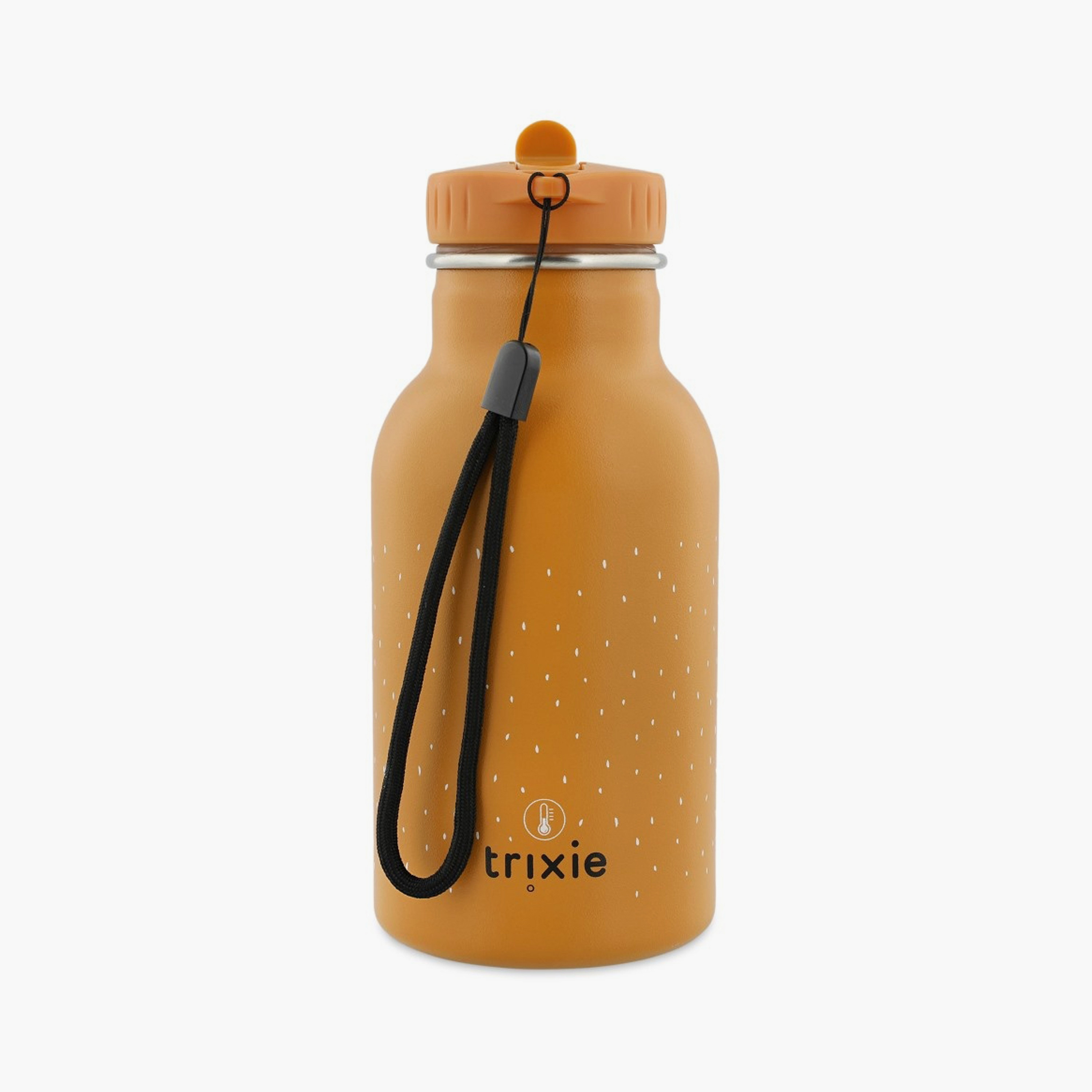 Trixie Mr. Fox Insulated Water Bottle - 350 ml - Orange-school-waterbottles-image-3