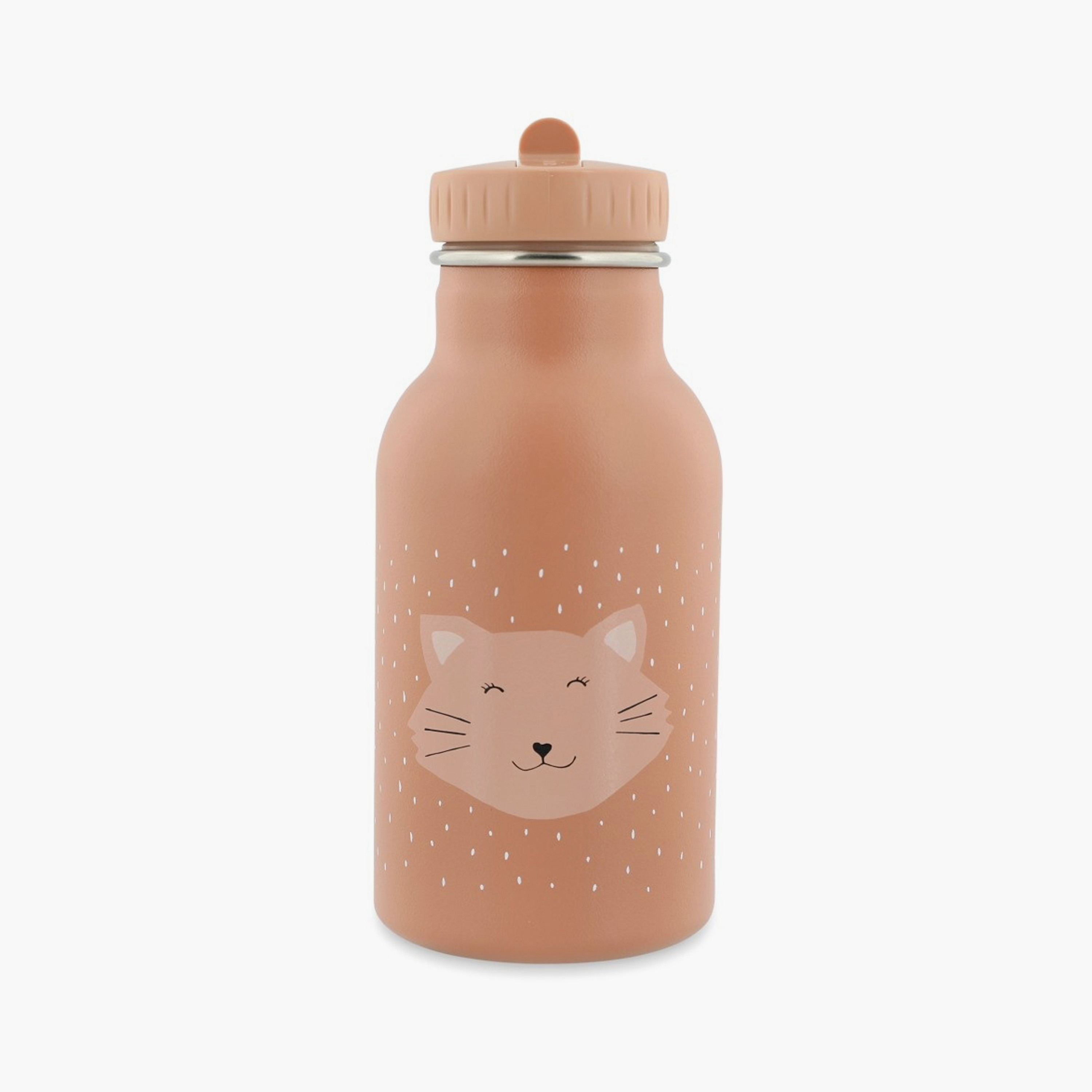 Trixie Mrs. Cat Insulated Water Bottle - 350 ml - Pink-school-waterbottles-image-1