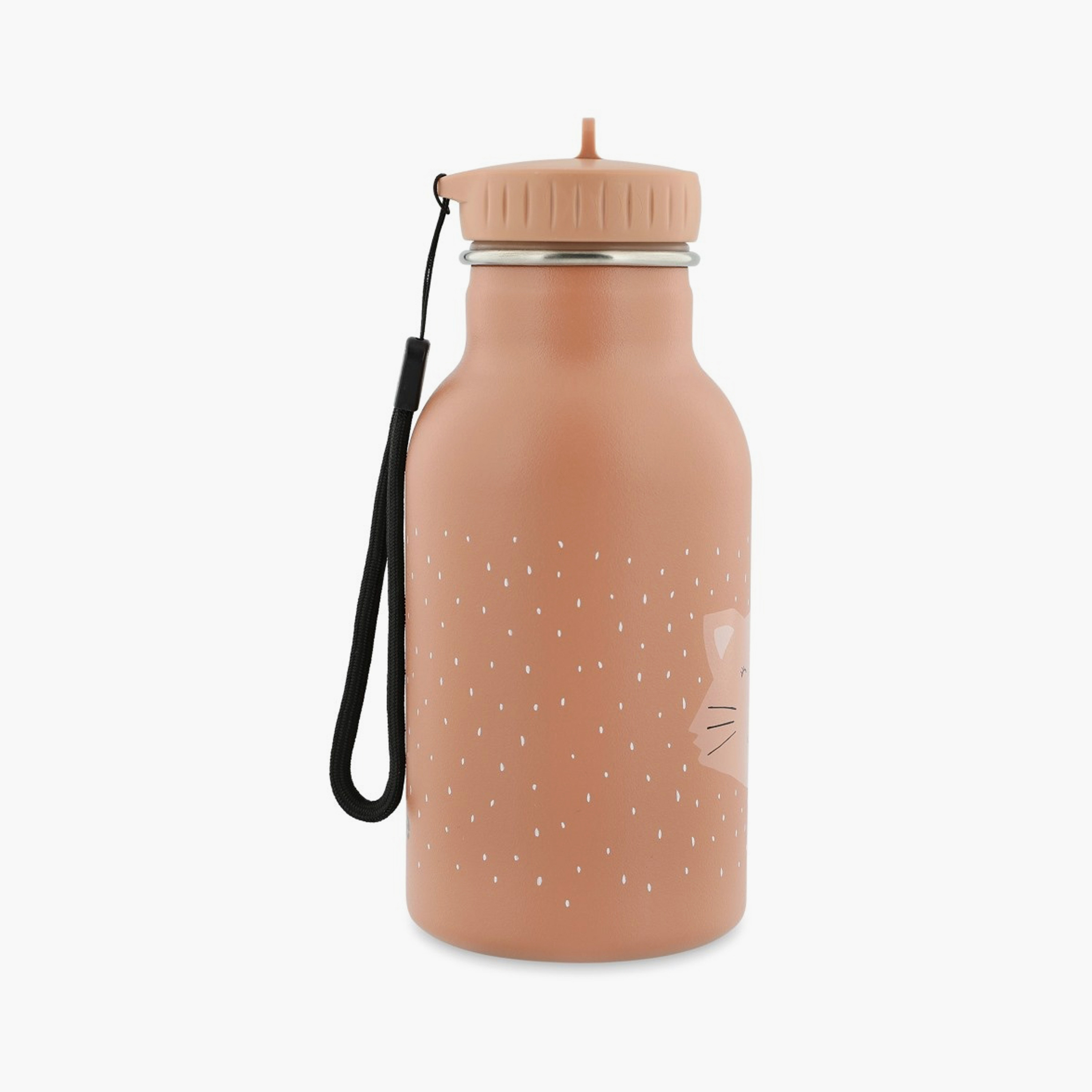 Trixie Mrs. Cat Insulated Water Bottle - 350 ml - Pink-school-waterbottles-image-2