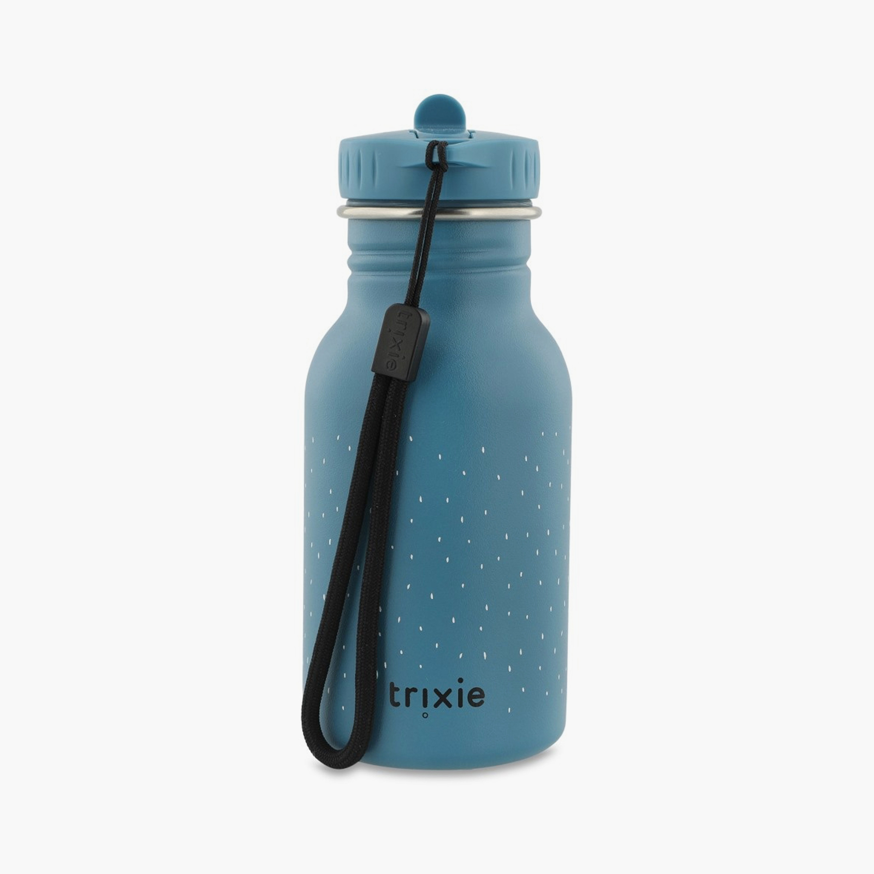 Trixie Mr. Triceratops Wattle Bottle - 350 ml - Blue-school-waterbottles-image-3