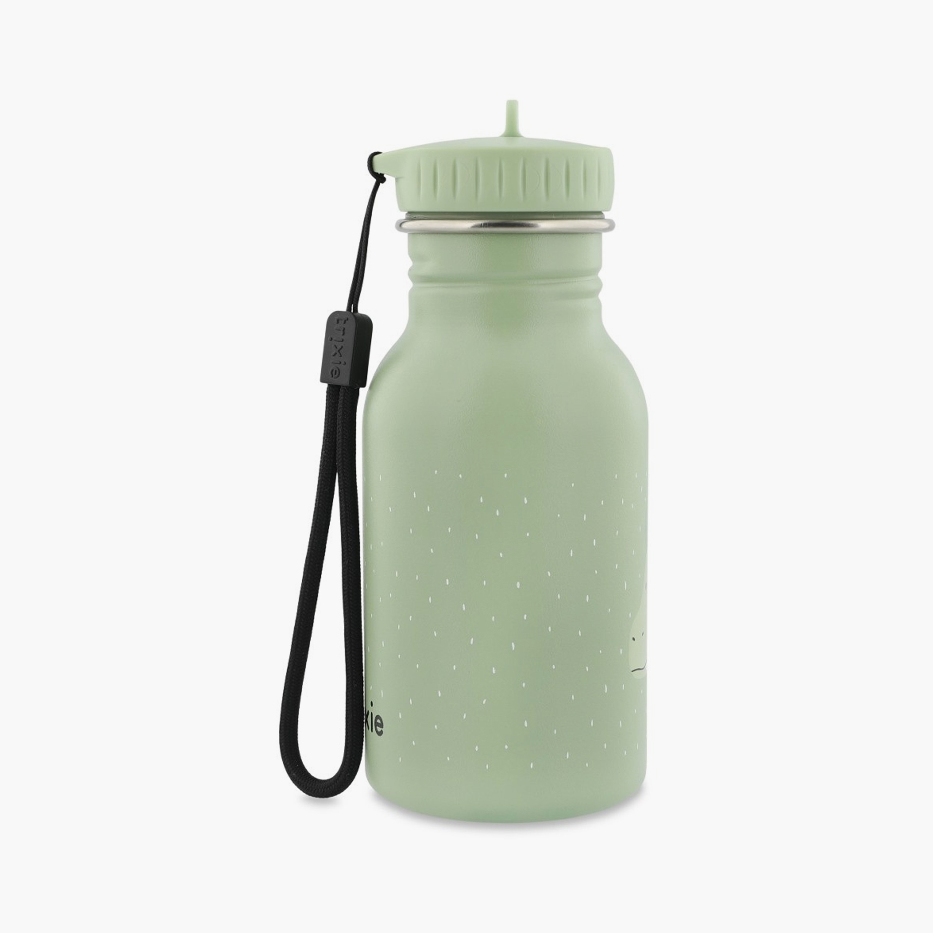 Trixie Mr. Dragon Wattle Bottle - 350 ml - Green-school-waterbottles-image-2