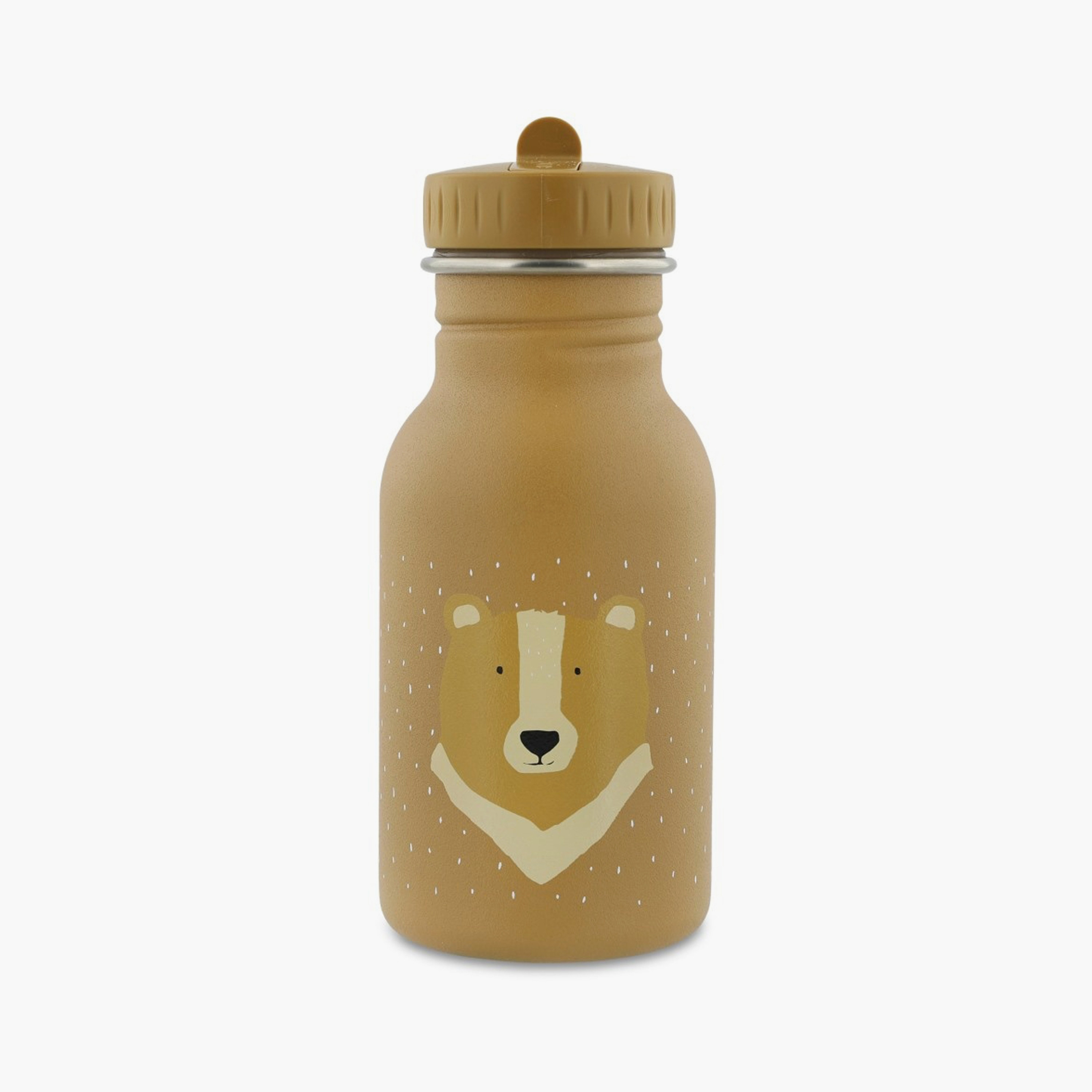 Trixie Mr. Bear Wattle Bottle - 350 ml - Brown-school-waterbottles-image-1