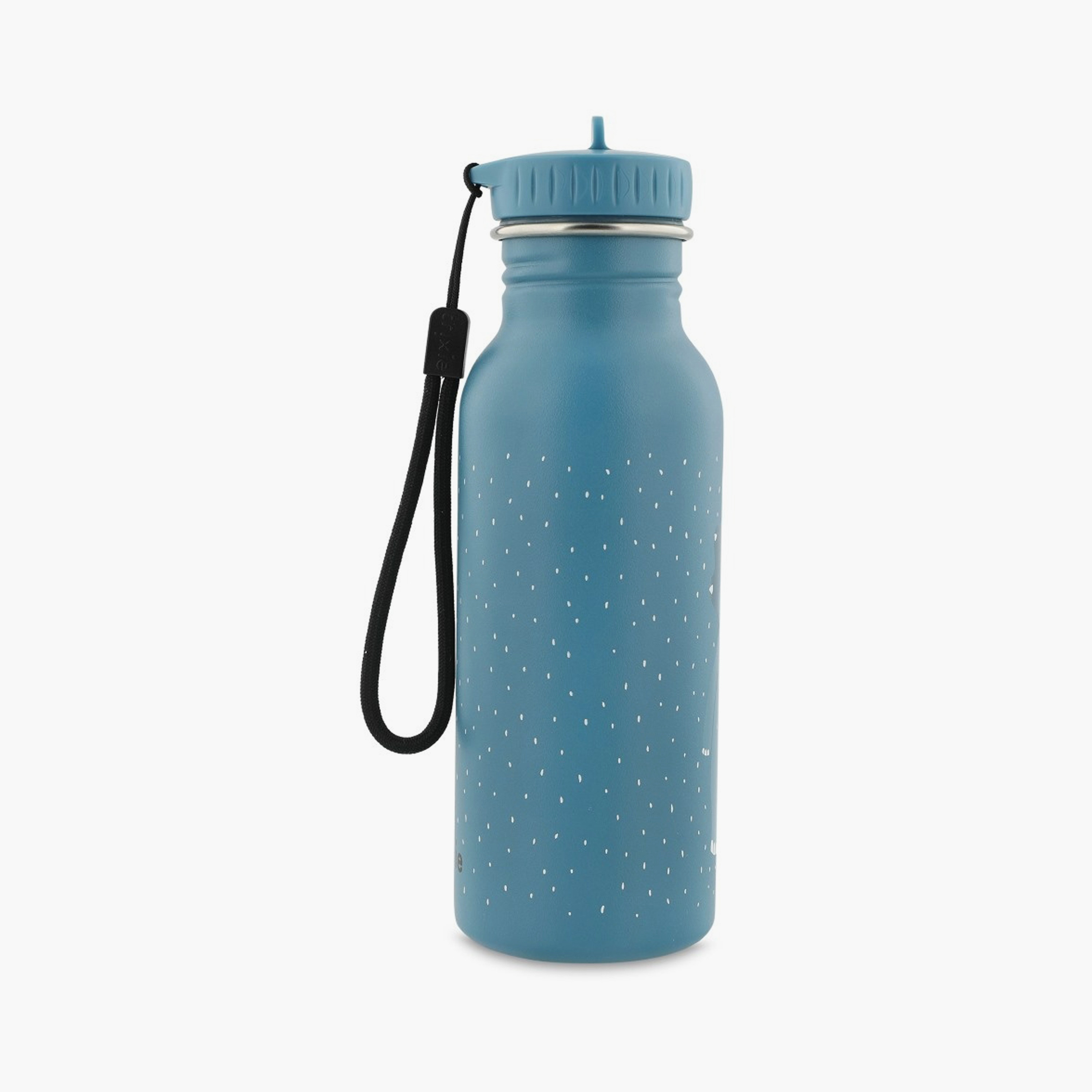 Trixie Mr. Triceratops Wattle Bottle - 500 ml - Blue-school-waterbottles-image-2