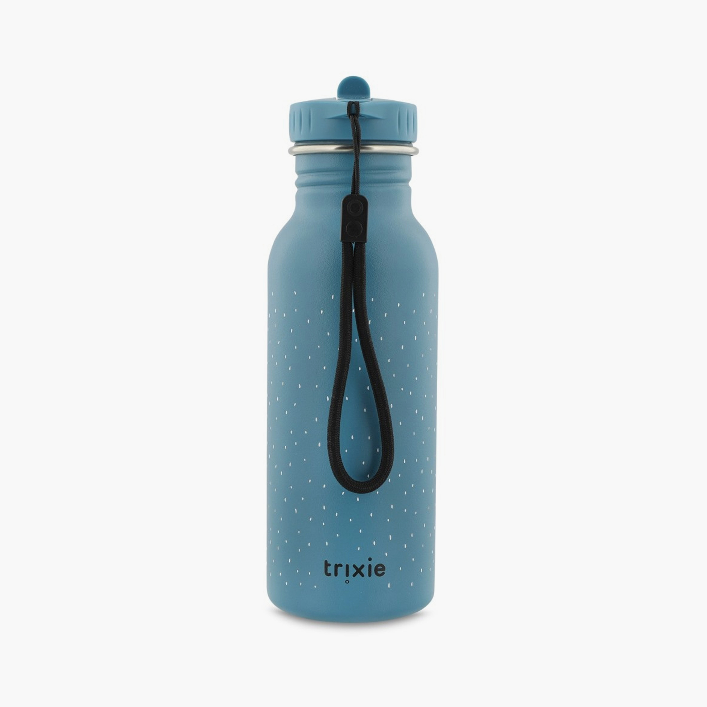 Trixie Mr. Triceratops Wattle Bottle - 500 ml - Blue-school-waterbottles-image-3