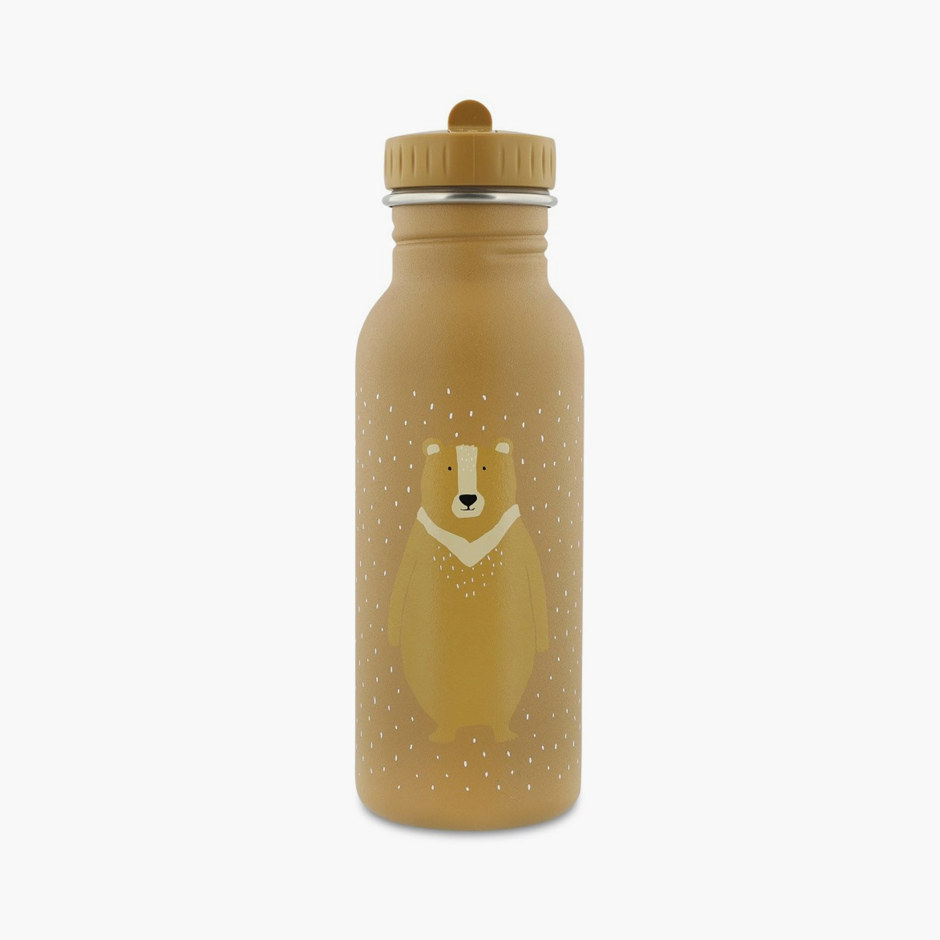 Trixie Mr. Bear Wattle Bottle - 500 ml - Brown-school-waterbottles-image-1