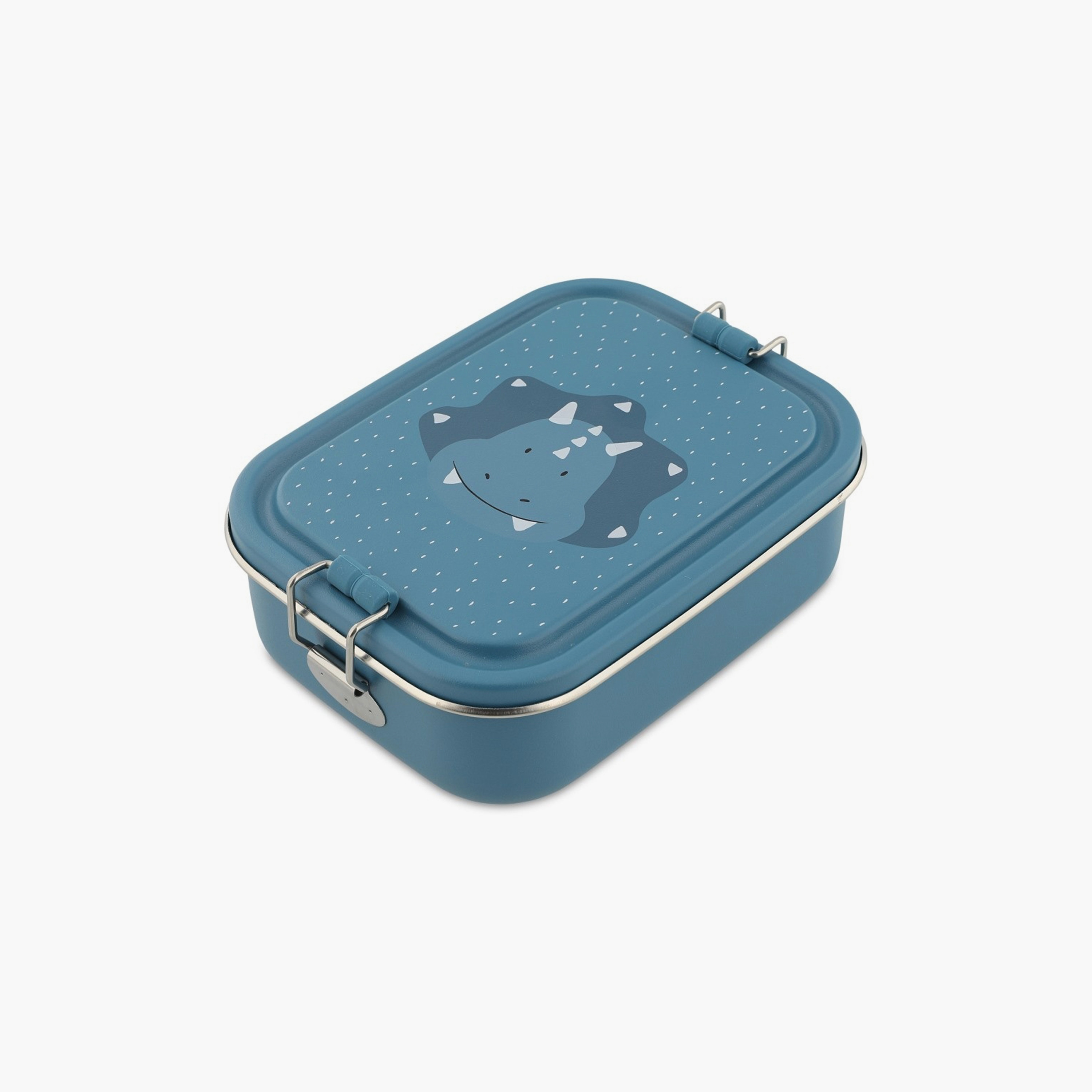 Trixie Mr. Triceratops Stainless Steel Lunch Box - Large - Blue-school-lunchessentials-lunchboxes-image-5